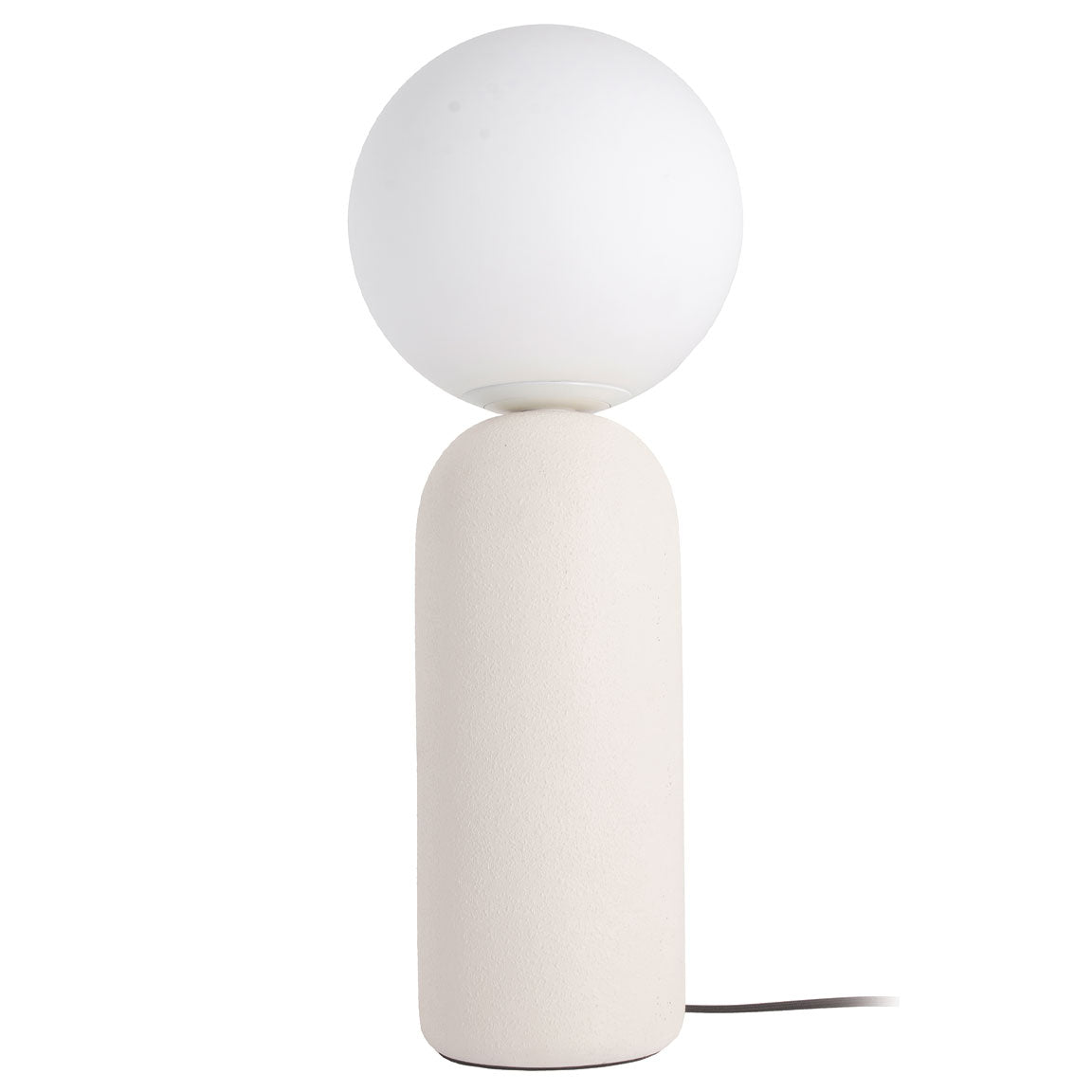 Dainolite Toria - TOA-201T-MW - 1 Light Toria Table Matte White w/ White Glass - Matte White