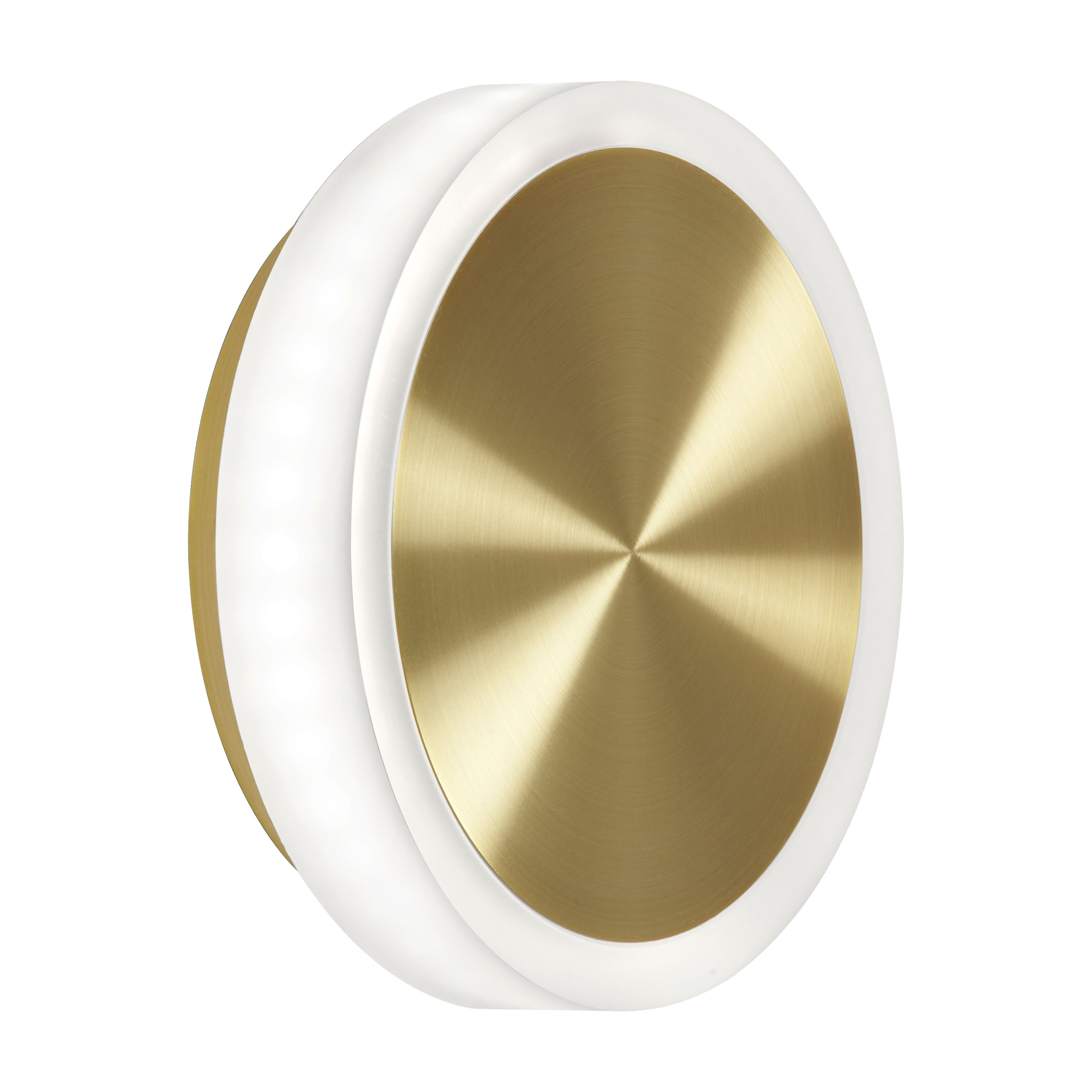 Dainolite Topaz - TOP-612LEDW-AGB - 12W Aged Brass Wall Sconce w/ Frosted Acrylic Diffuser - Aged Brass