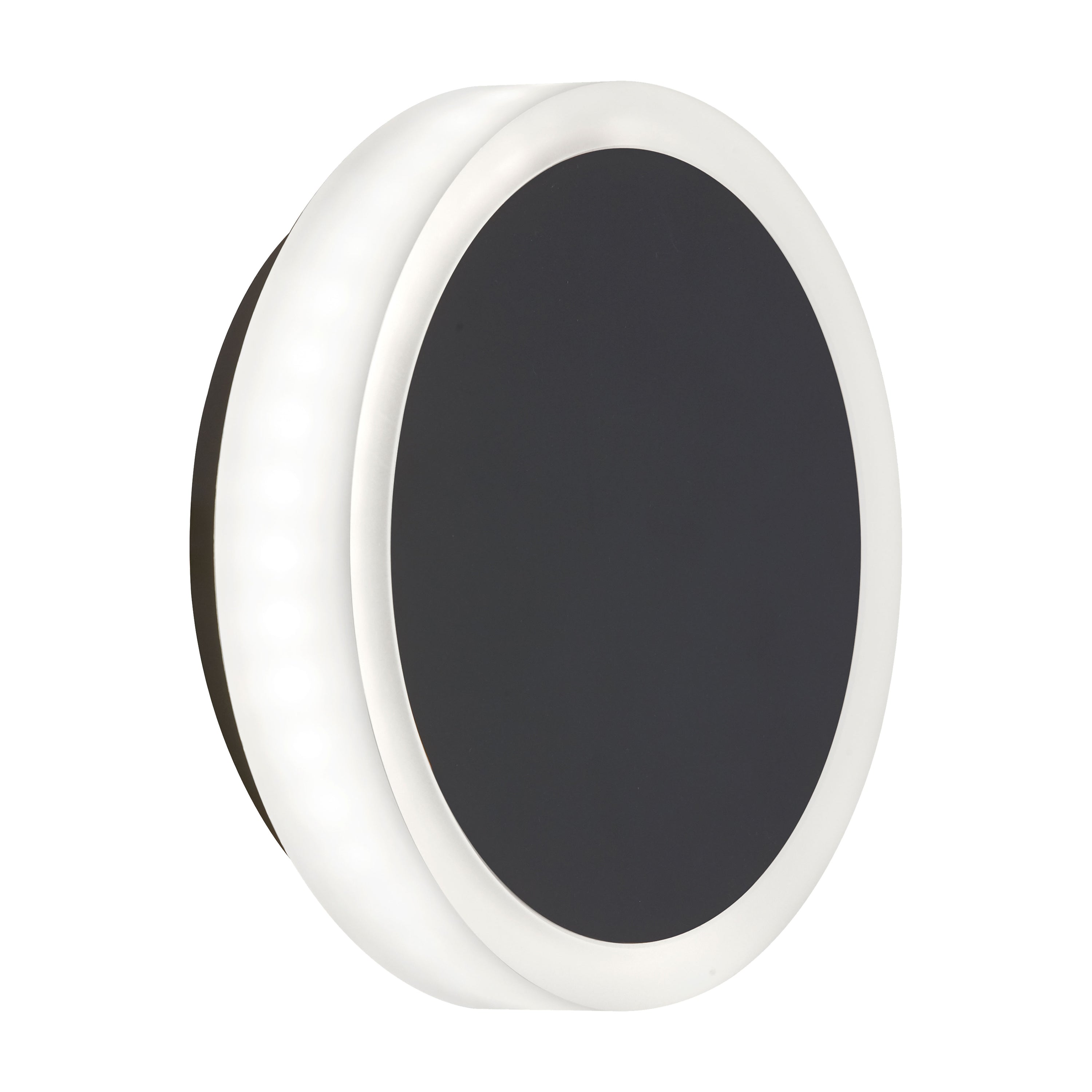 Dainolite Topaz - TOP-612LEDW-MB - 12W Matte Black Wall Sconce w/ Frosted Acrylic Diffuser - Black