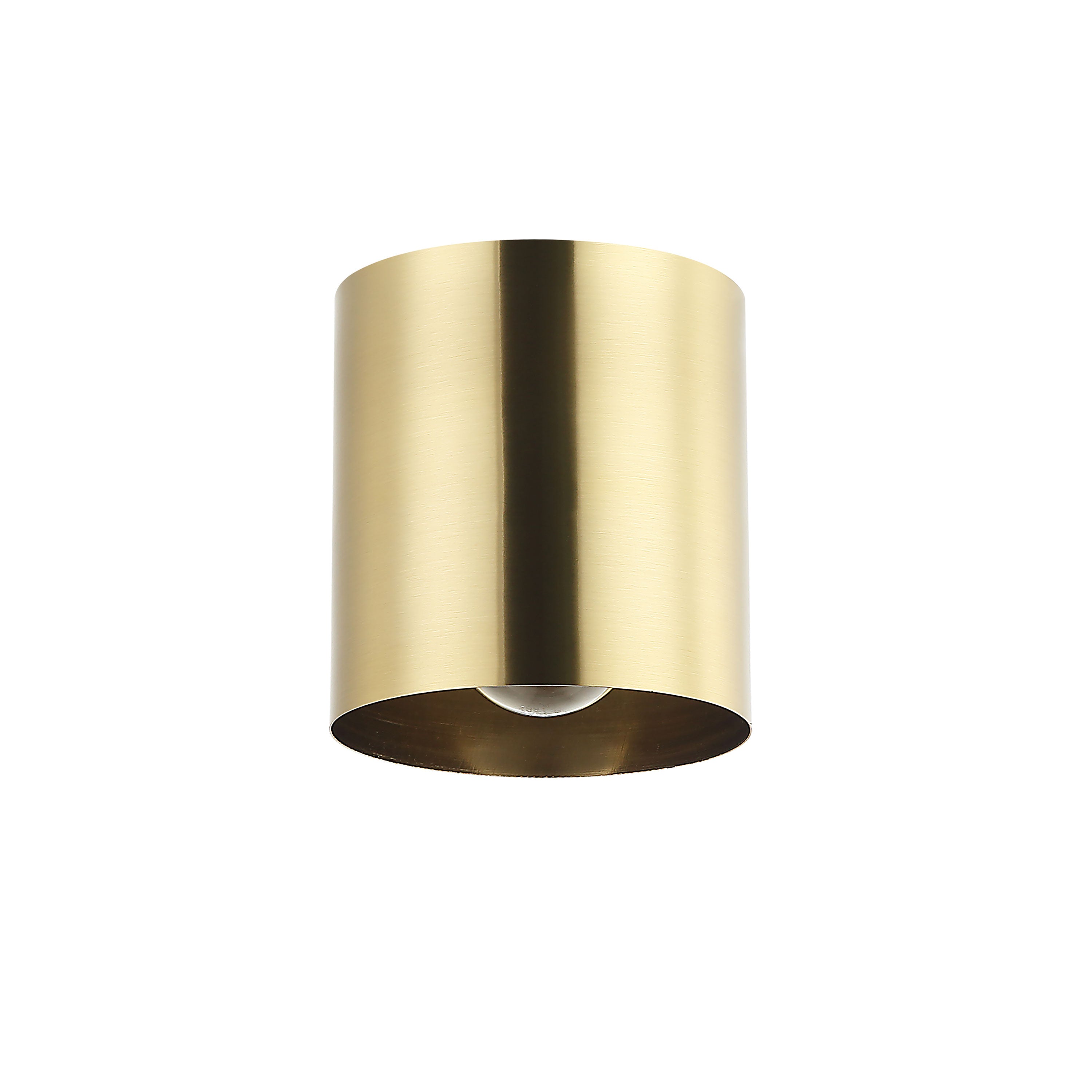 Dainolite Theron - TRN-41FH-AGB - 1 Light Aged Brass Flush Mount - Aged Brass