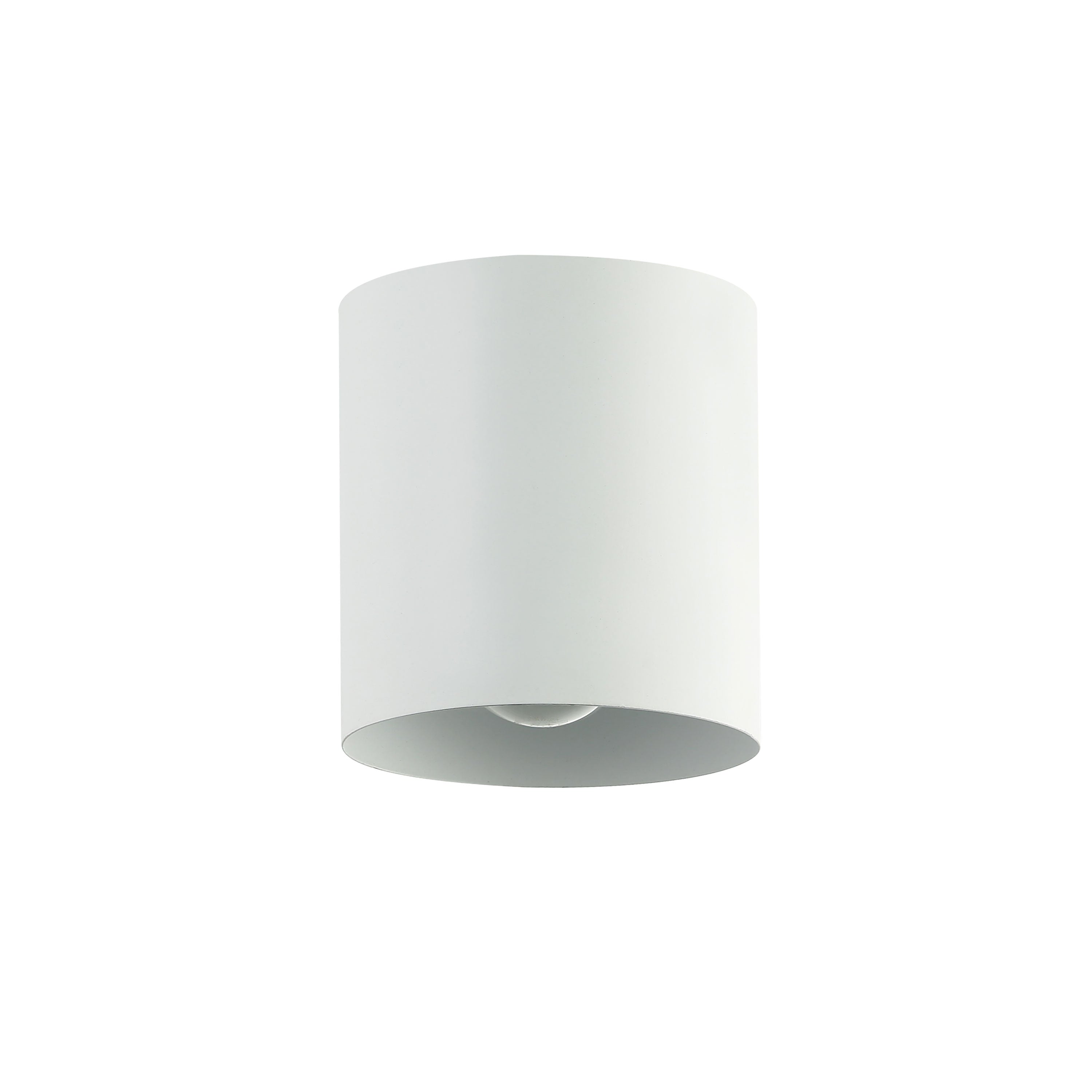 Dainolite Theron - TRN-41FH-MW - 1 Light Flush Mount, Matte White - White