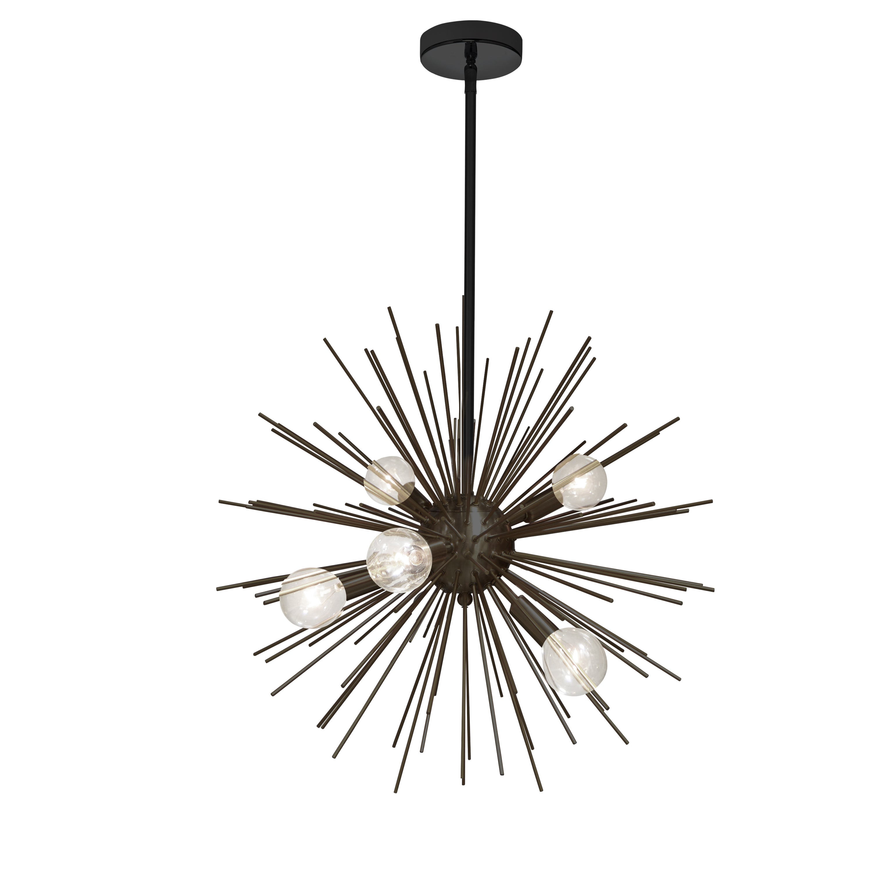 Dainolite Vega - VEG-196P-MB - 6 Light Modern Pendant Light - Matte Black