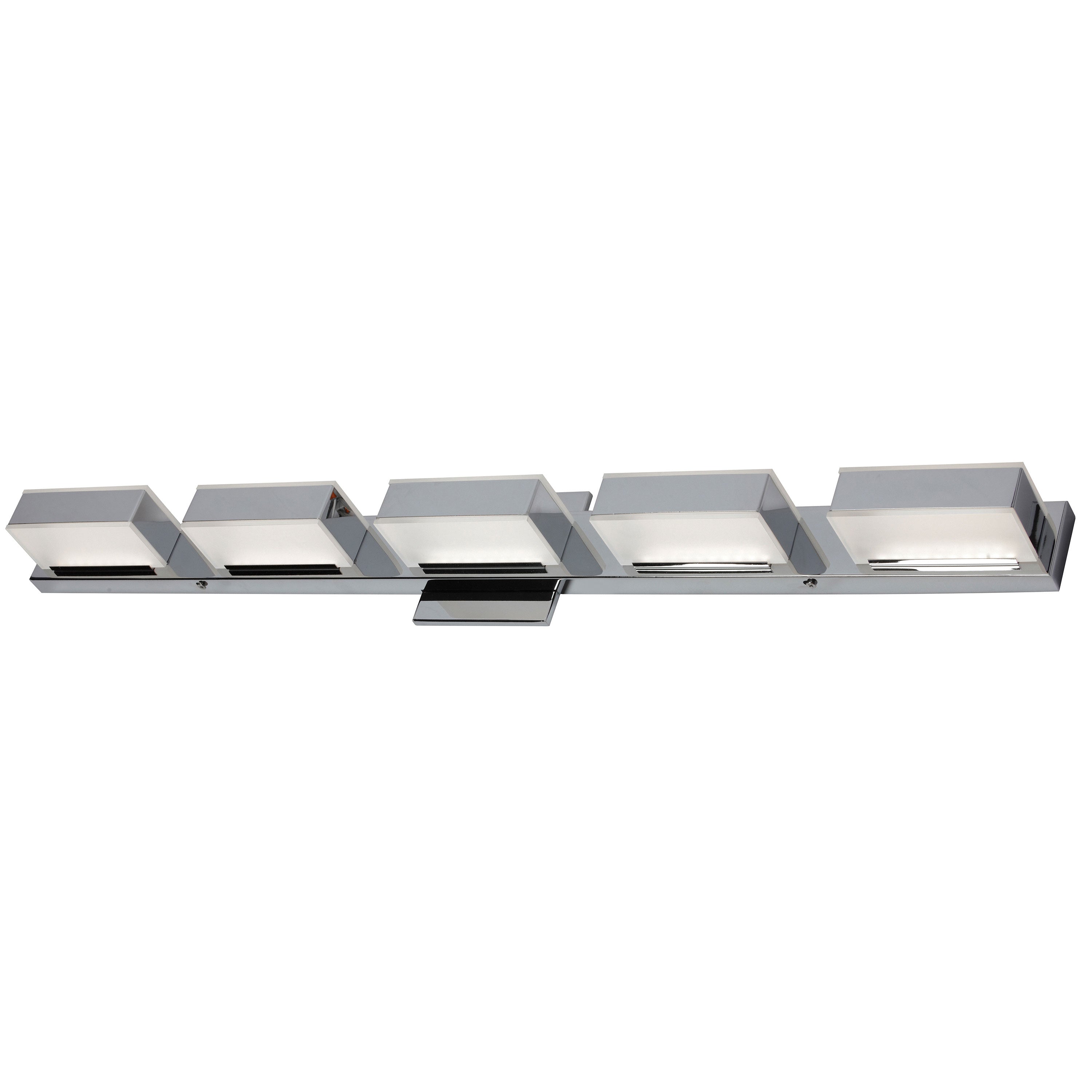 Dainolite Modern - VLD-215-5W-PC - 5 Light LED Wall Vanity Fixture, Polished Chrome Finish - Polished Chrome