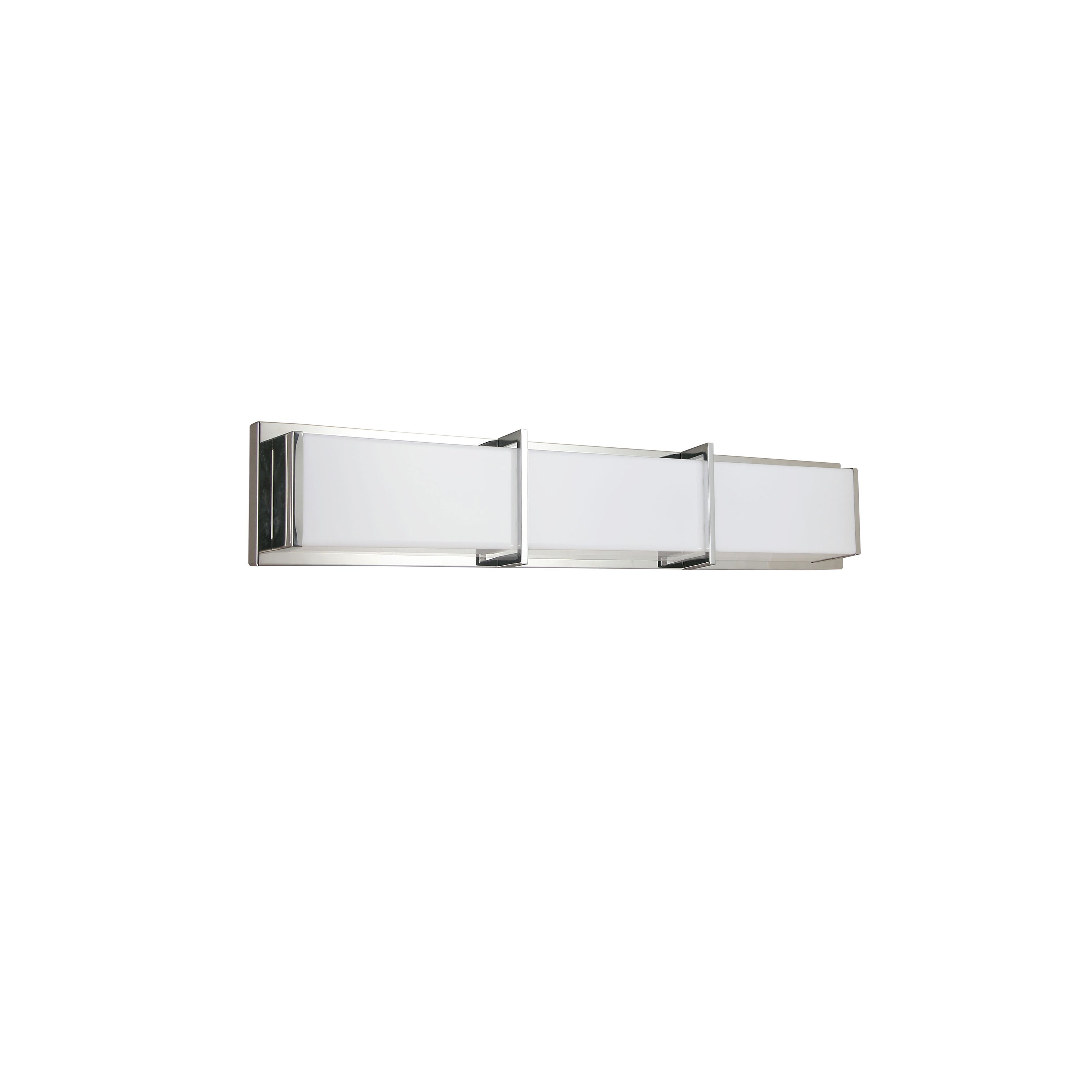 Dainolite Winston - VLD-413-PC - 36W Polished Chrome Vanity Fixture Light w/ White Acrylic Diffuser - Polished Chrome