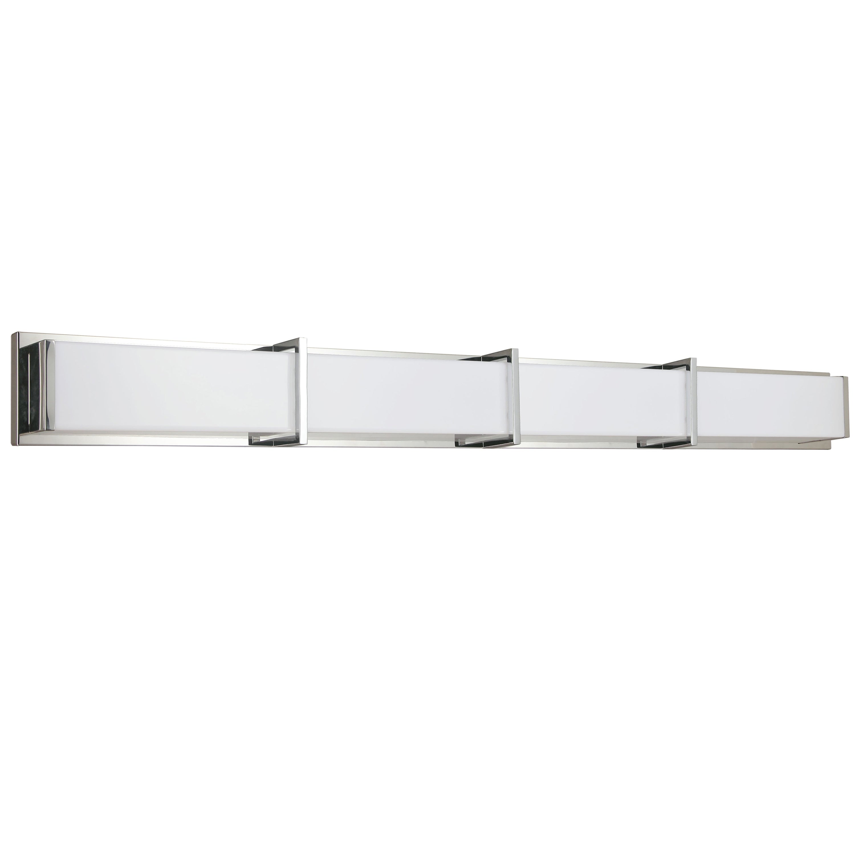 Dainolite Winston - VLD-415-PC - 72W Polished Chrome Vanity Fixture Light w/ White Acrylic Diffuser - Polished Chrome