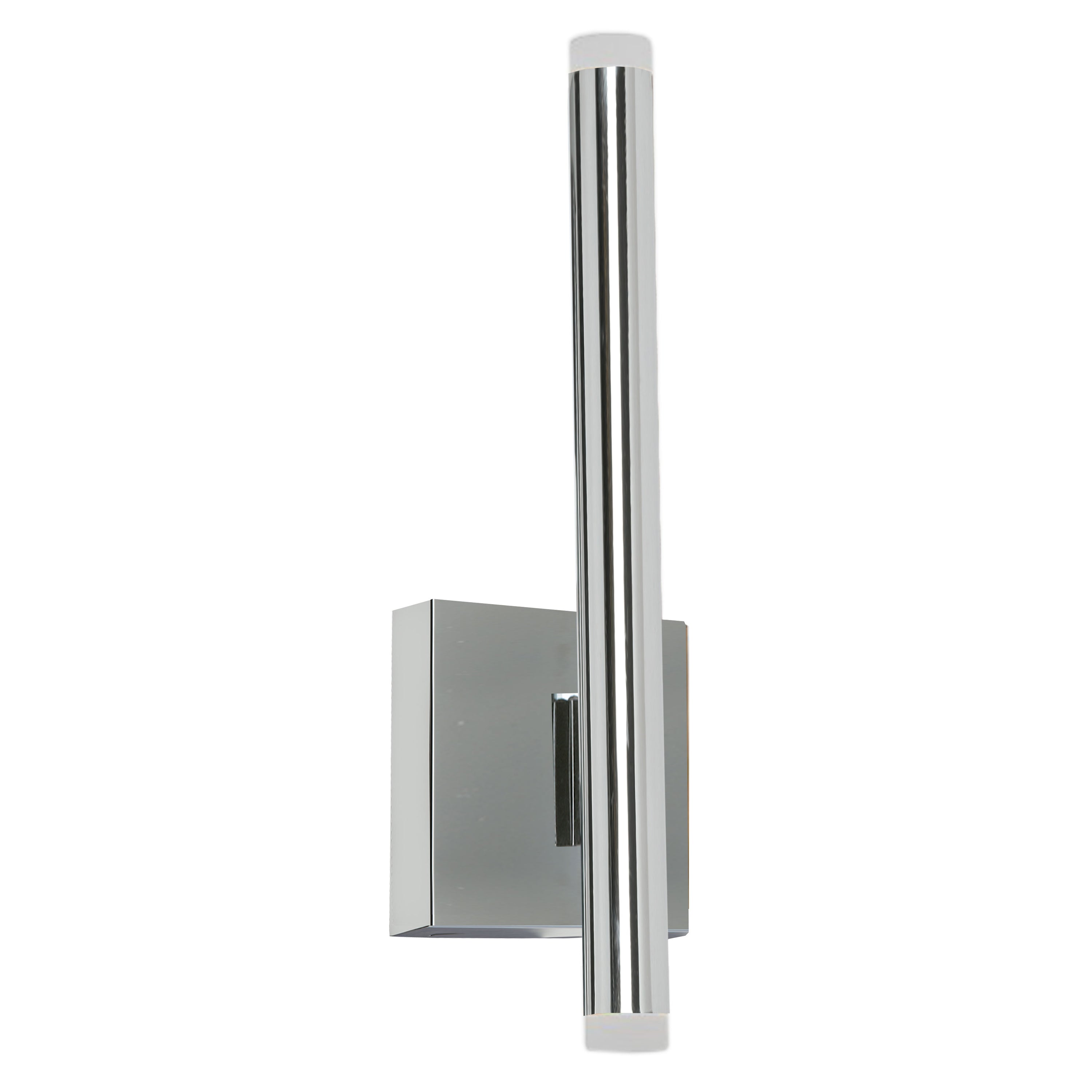 Dainolite Wilson - WLS-1410LEDW-PC - 10W Wall Sconce, Polished Chrome with White Acrylic Diffuser - Polished Chrome