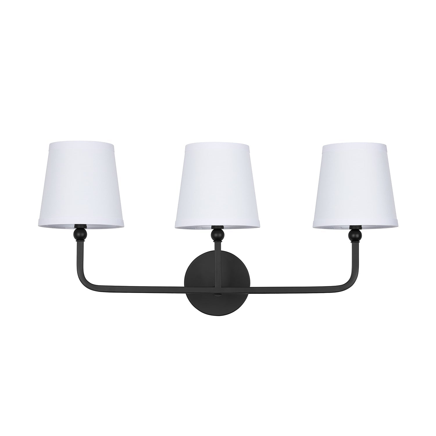 Capital Dawson 119331MB-674 Bath Vanity Light 26 in. wide - Matte Black