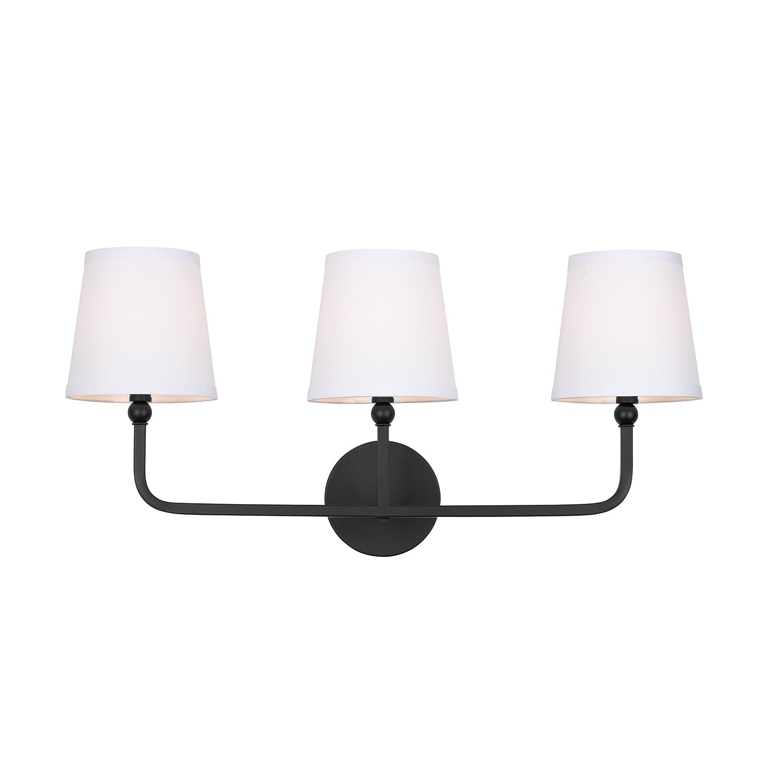 Capital Dawson 119331MB-674 Bath Vanity Light 26 in. wide - Matte Black