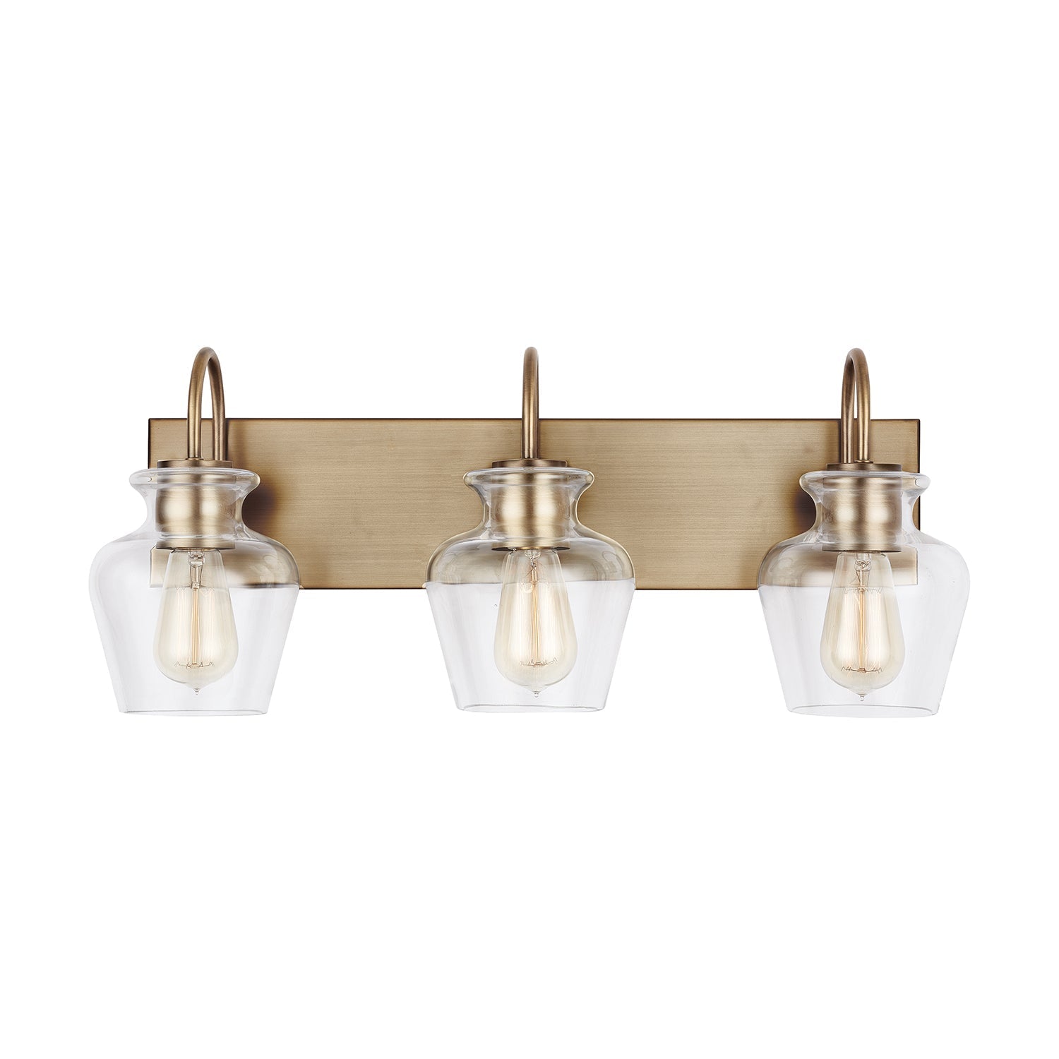 Capital Danes 138131AD-490 Bath Vanity Light 25 in. wide - Aged Brass