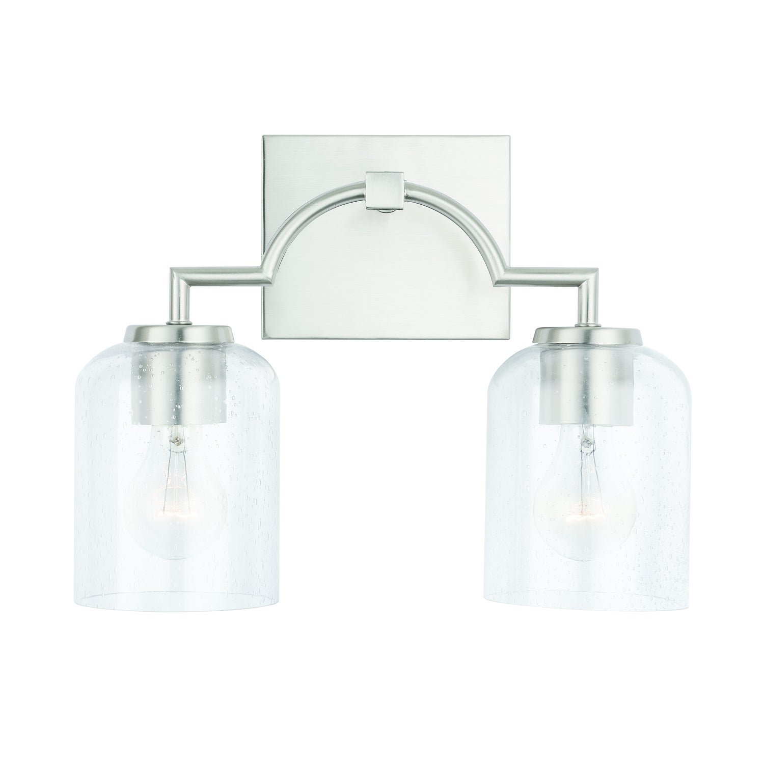 Capital Carter 139321BN-500 Bath Vanity Light 14 in. wide - Brushed Nickel