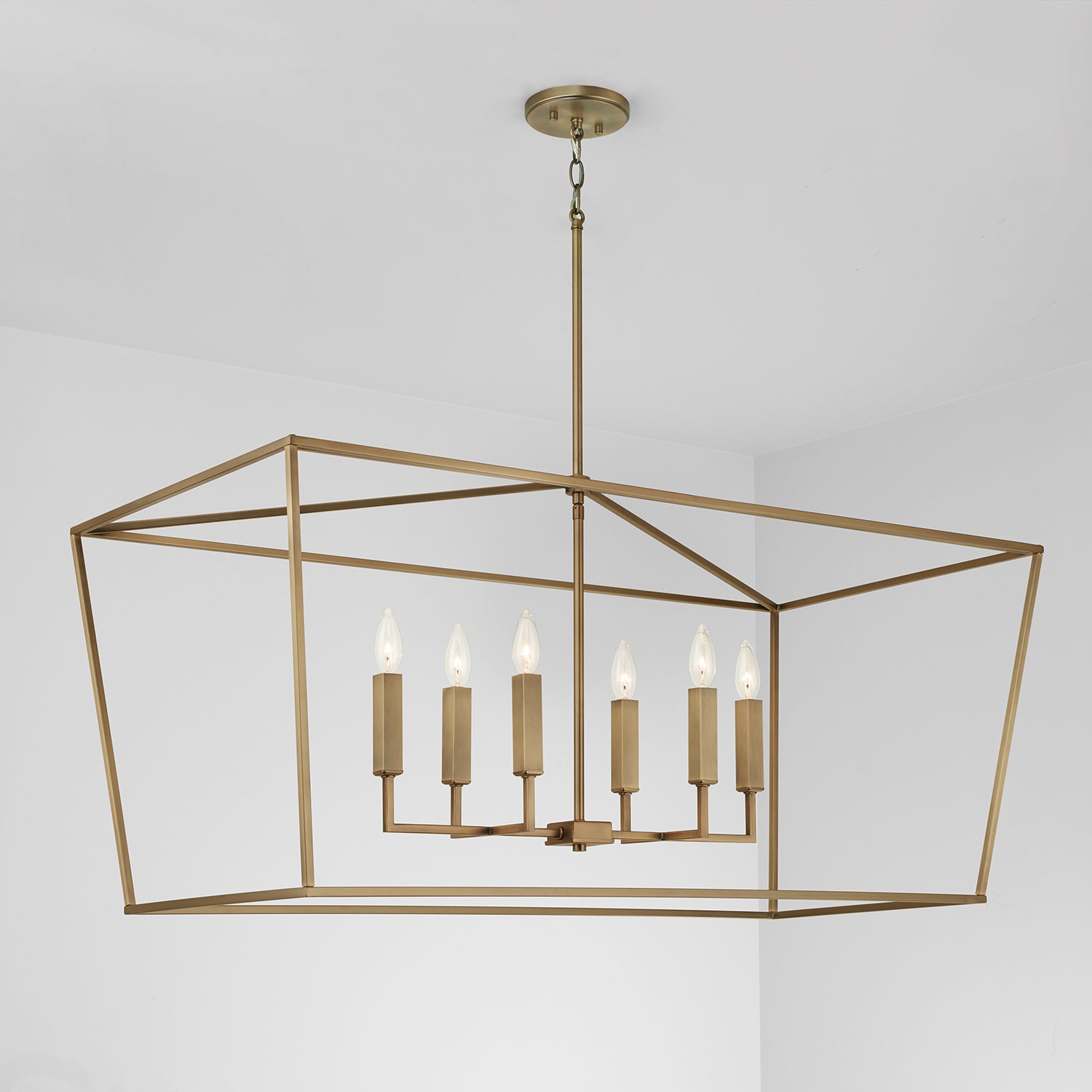 Capital Thea 837661AD Pendant Light - Aged Brass