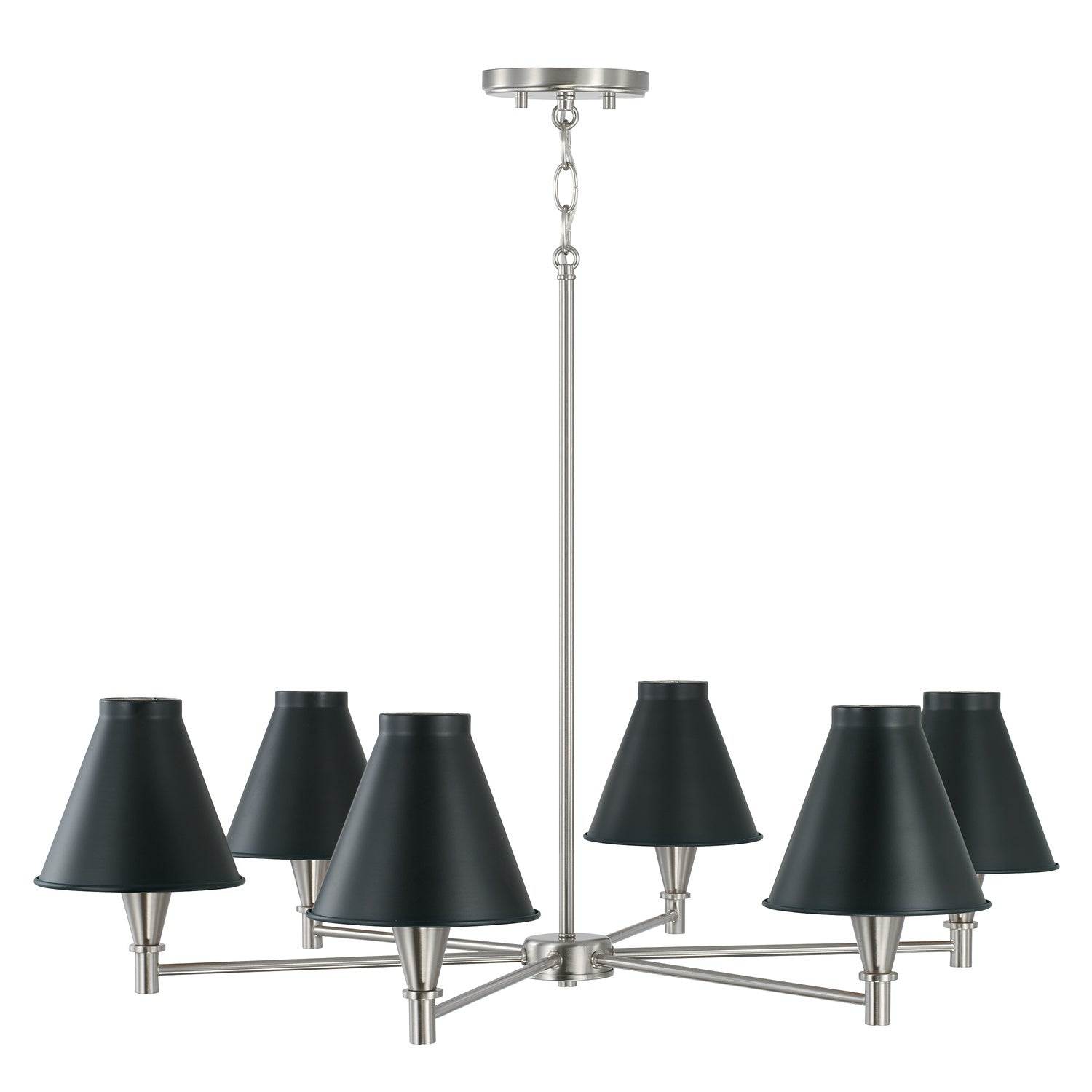 Capital Benson 441561BT-699 Chandelier Light - Black Tie