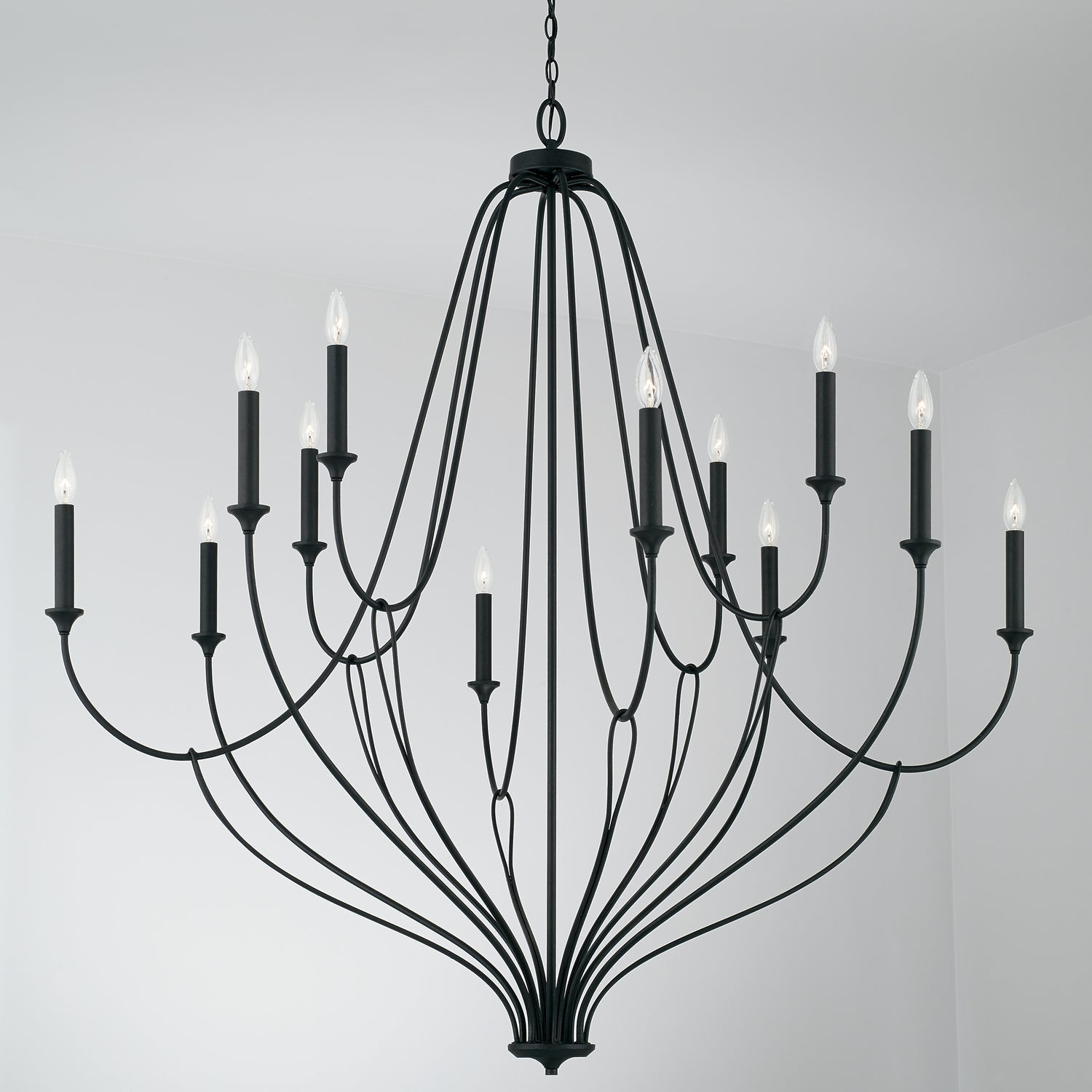 Capital Bentley 441601BI Chandelier Light - Black Iron