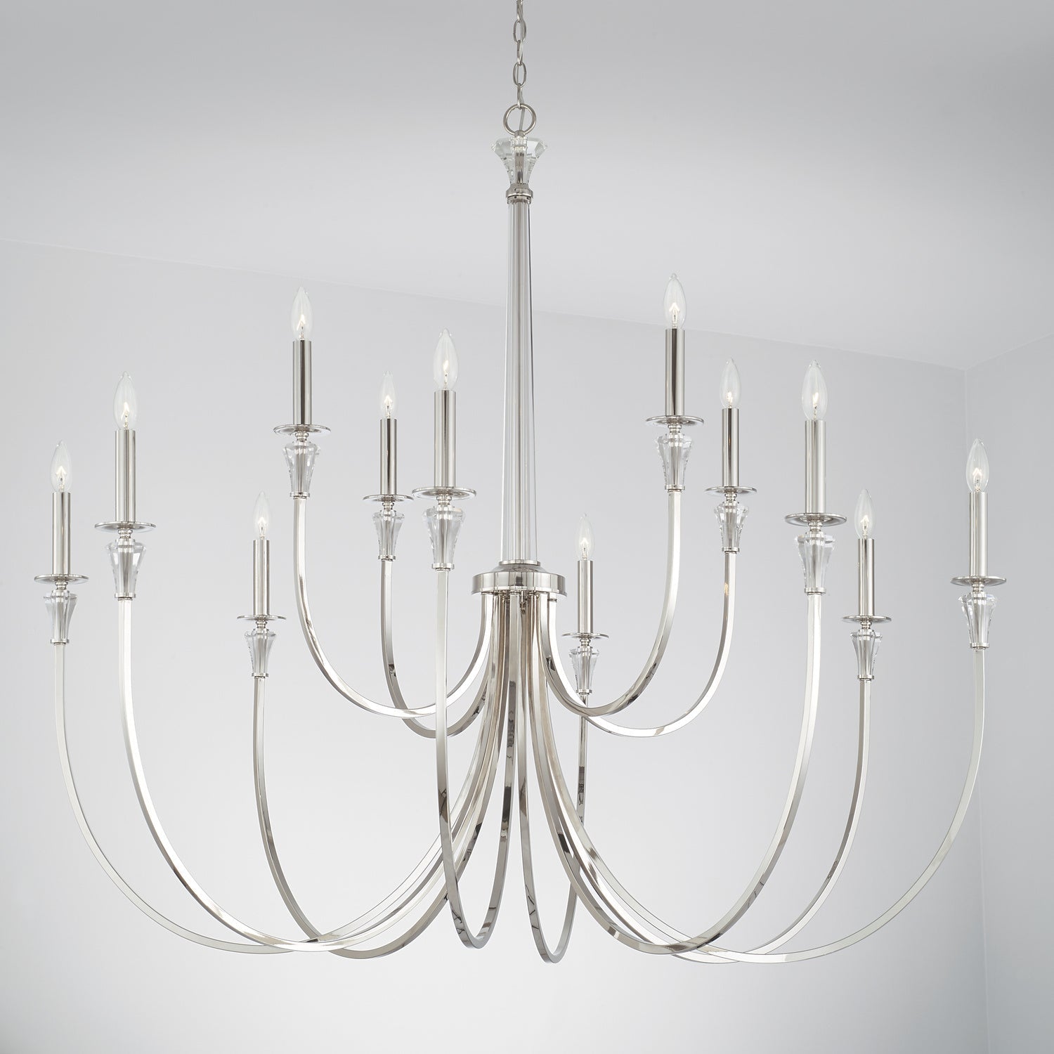 Capital Laurent 441801PN Chandelier Light - Polished Nickel