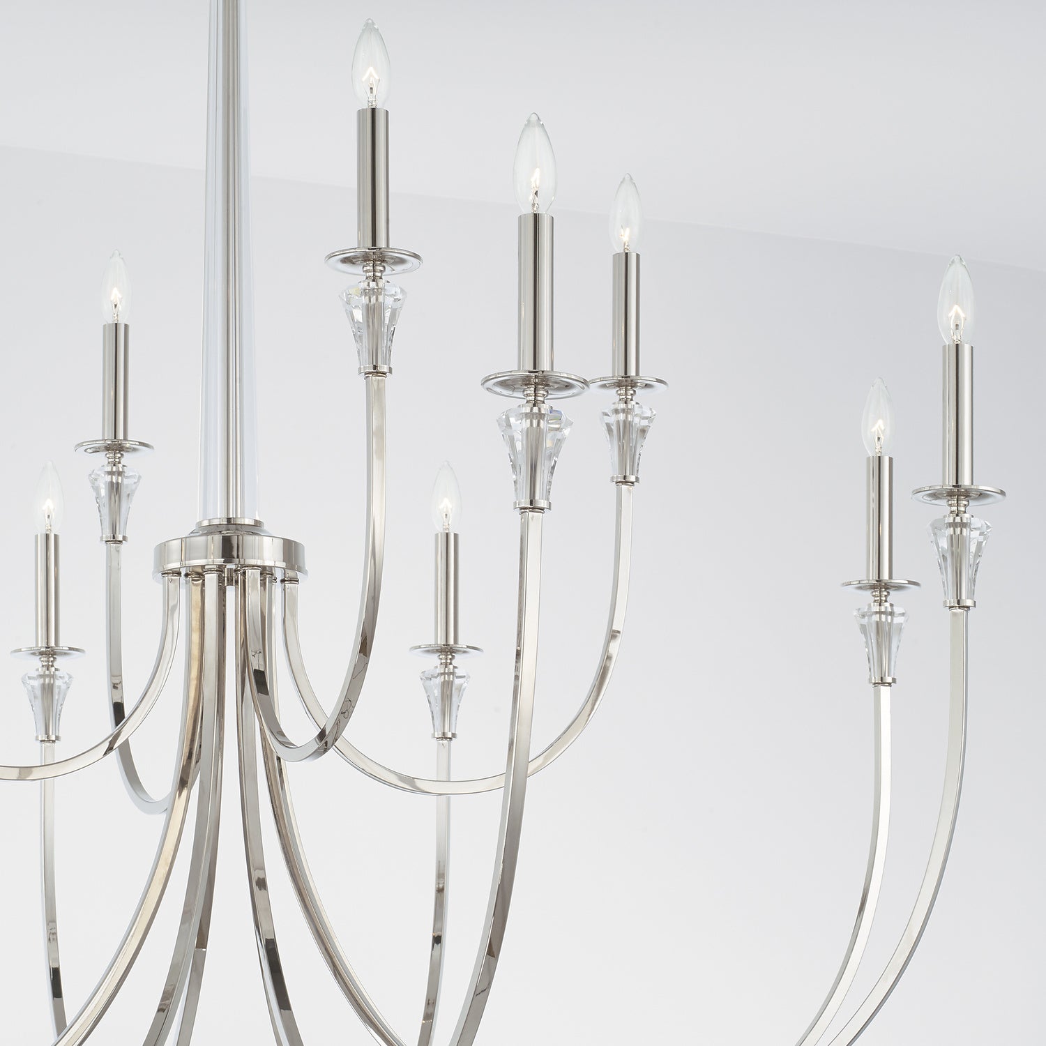 Capital Laurent 441801PN Chandelier Light - Polished Nickel