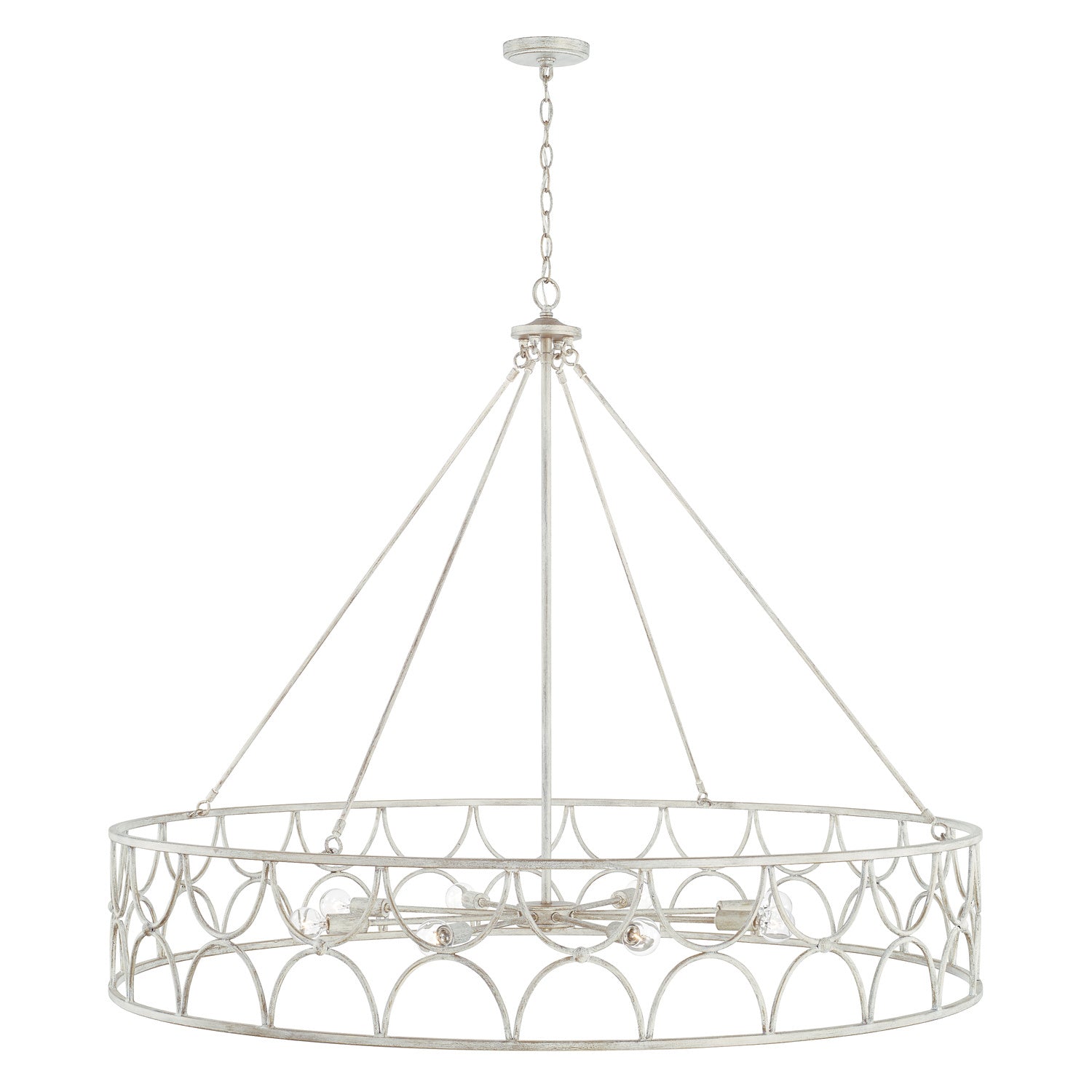 Capital Ricci 443381WW Chandelier Light - Winter White