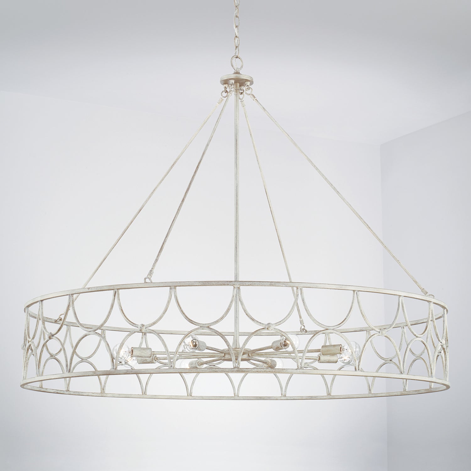 Capital Ricci 443381WW Chandelier Light - Winter White