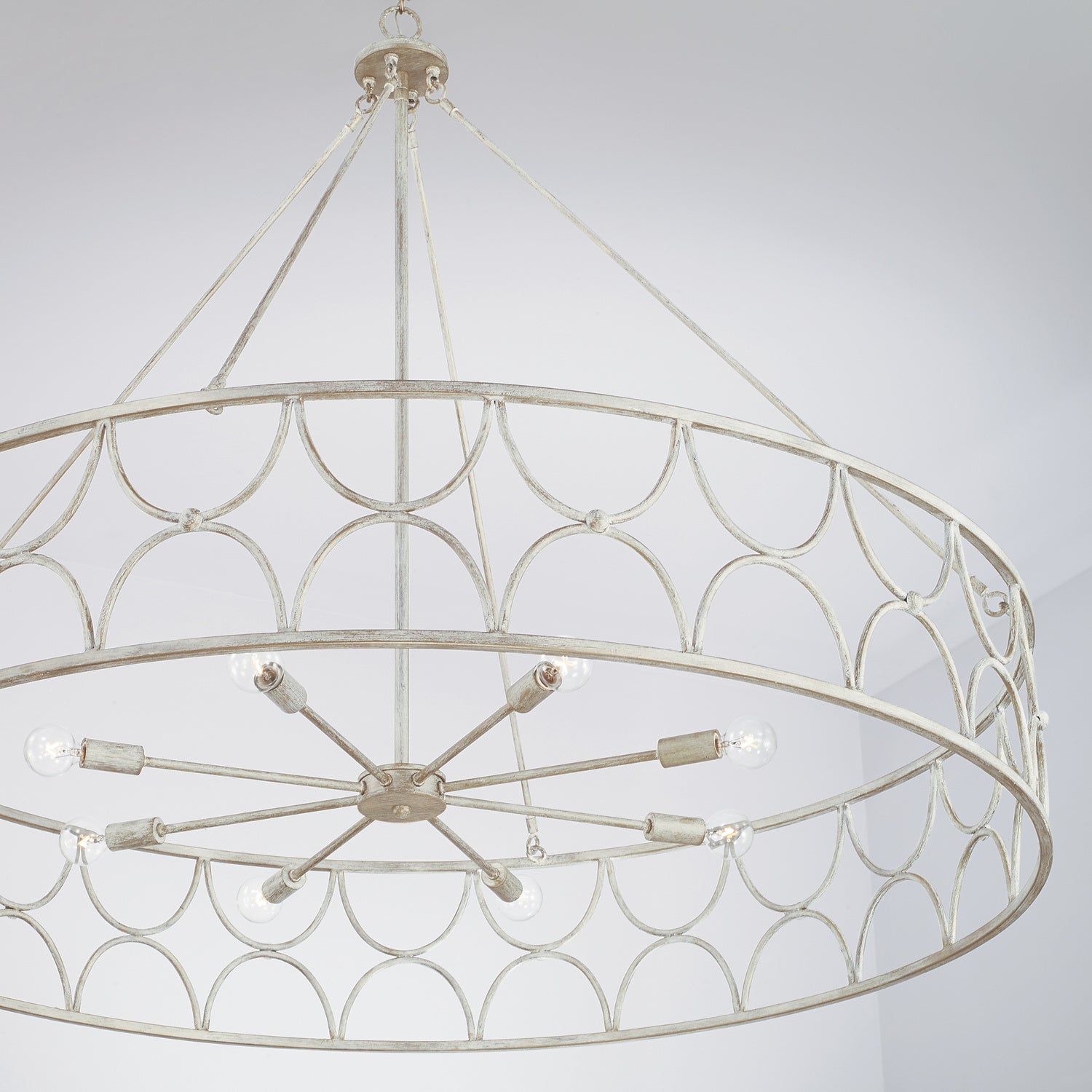 Capital Ricci 443381WW Chandelier Light - Winter White