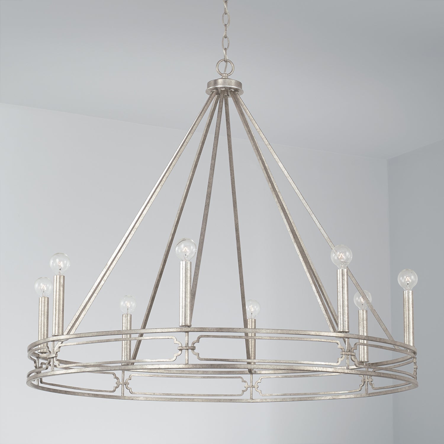 Capital Merrick 443481AS Chandelier Light - Antique Silver