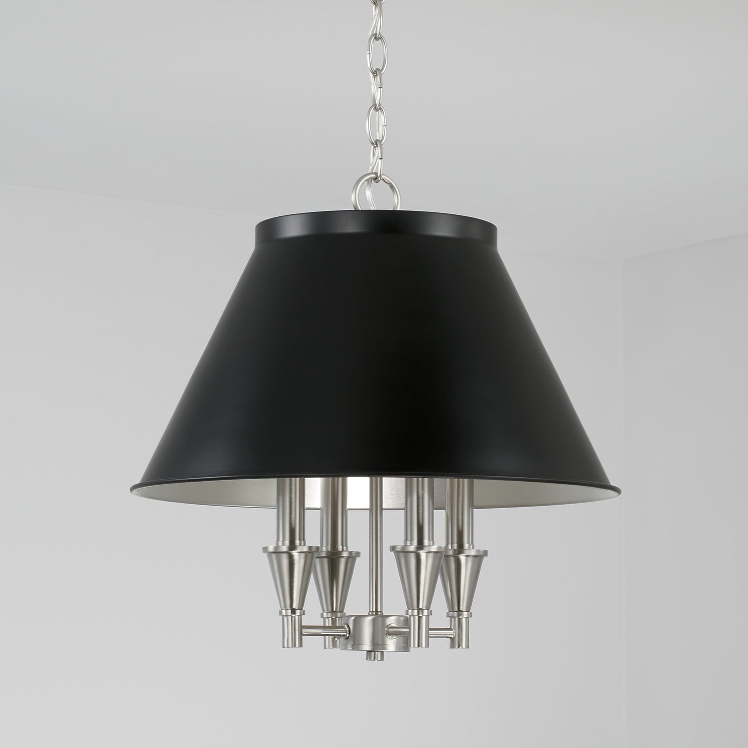 Capital Benson 341541BT Chandelier Light - Black Tie