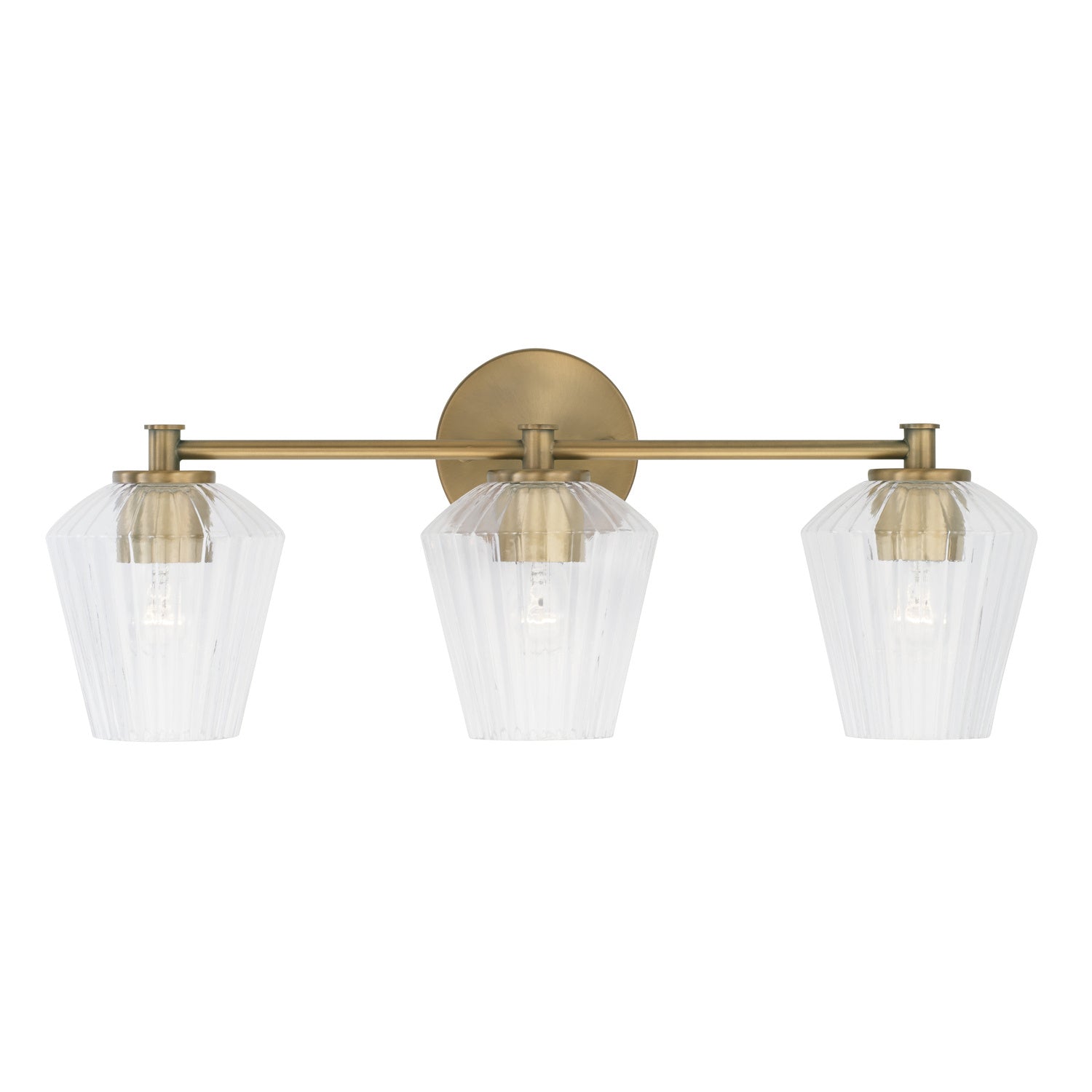 Capital Beau 141431AD-507 Bath Vanity Light 24 in. wide - Aged Brass