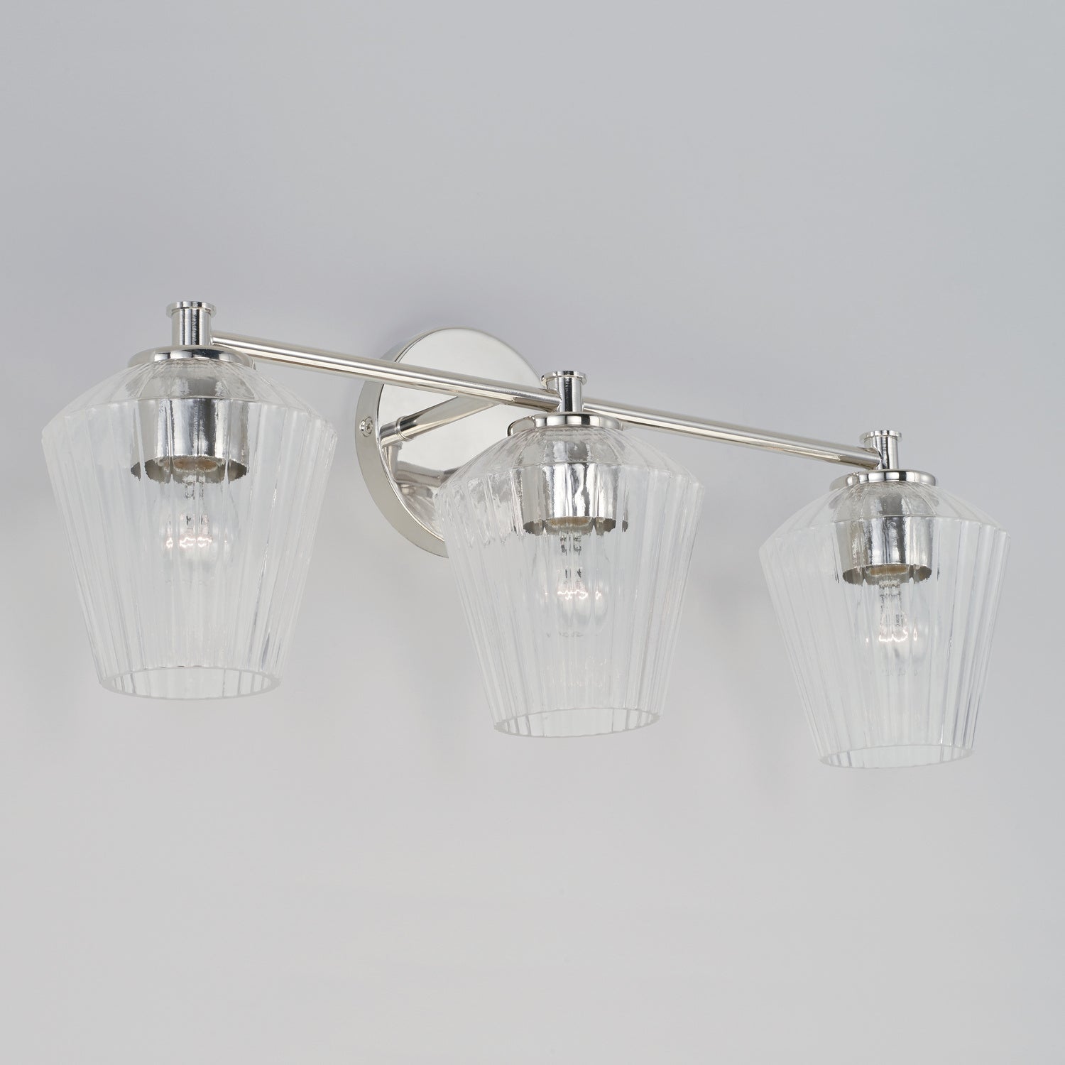 Capital Beau 141431PN-507 Bath Vanity Light 24 in. wide - Polished Nickel