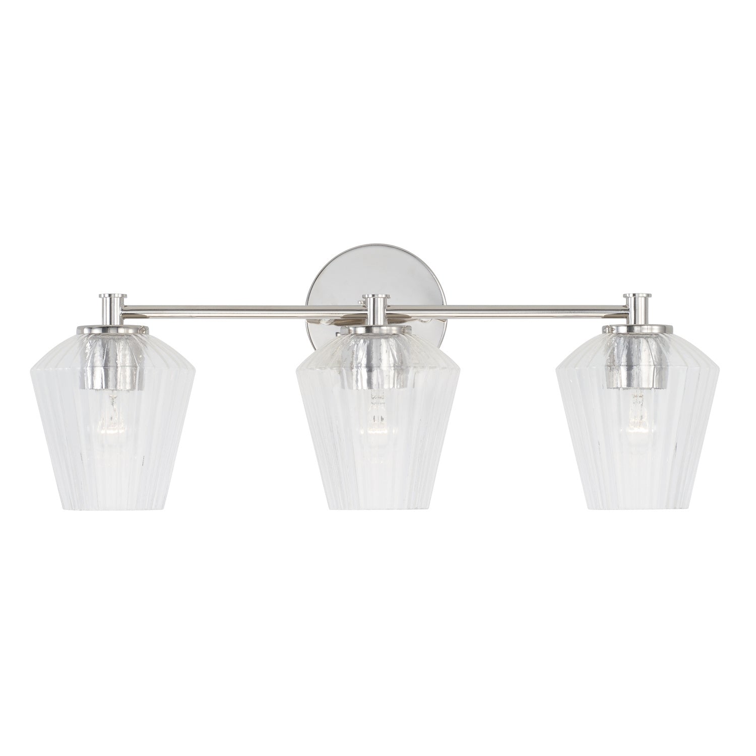 Capital Beau 141431PN-507 Bath Vanity Light 24 in. wide - Polished Nickel