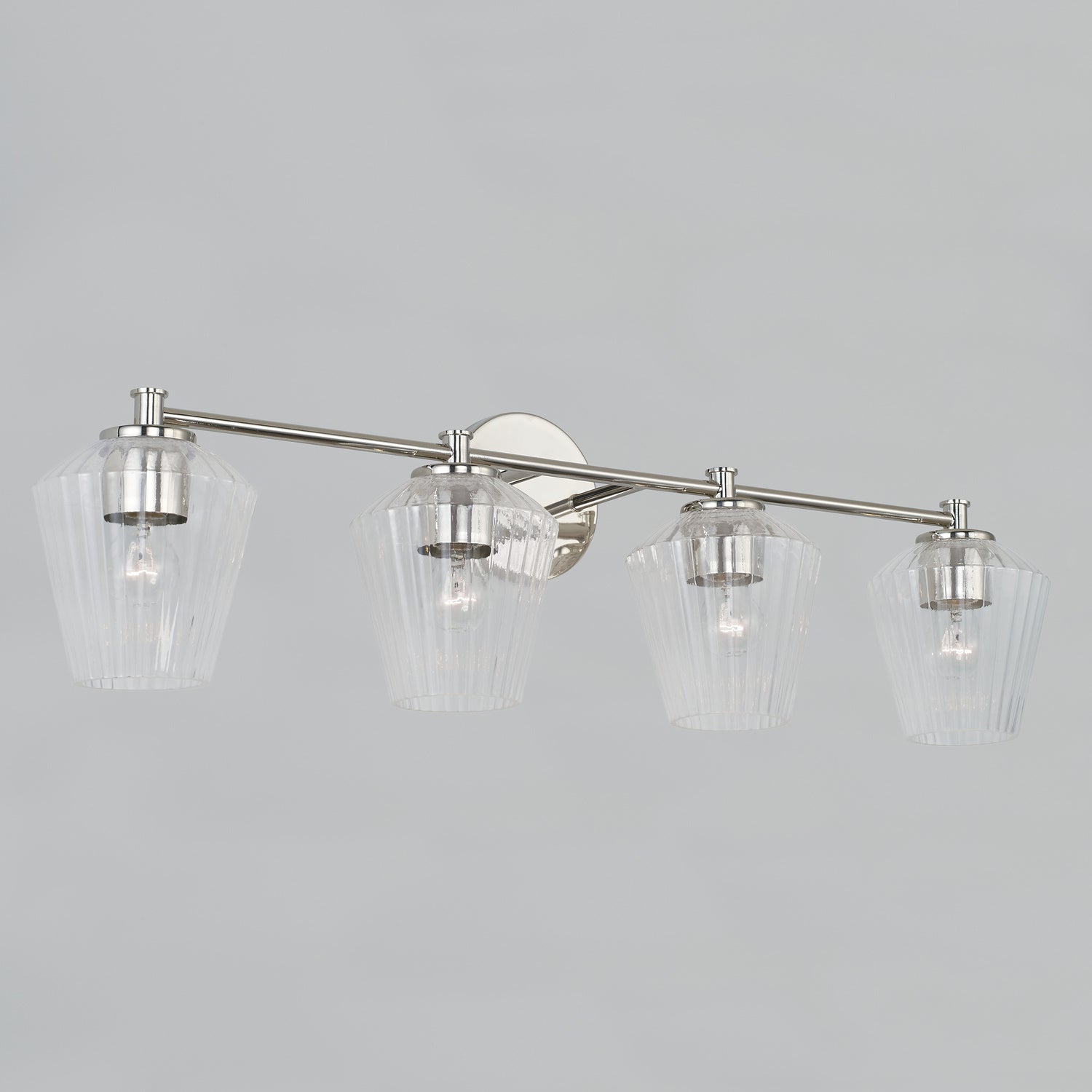 Capital Beau 141441PN-507 Bath Vanity Light 33 in. wide - Polished Nickel