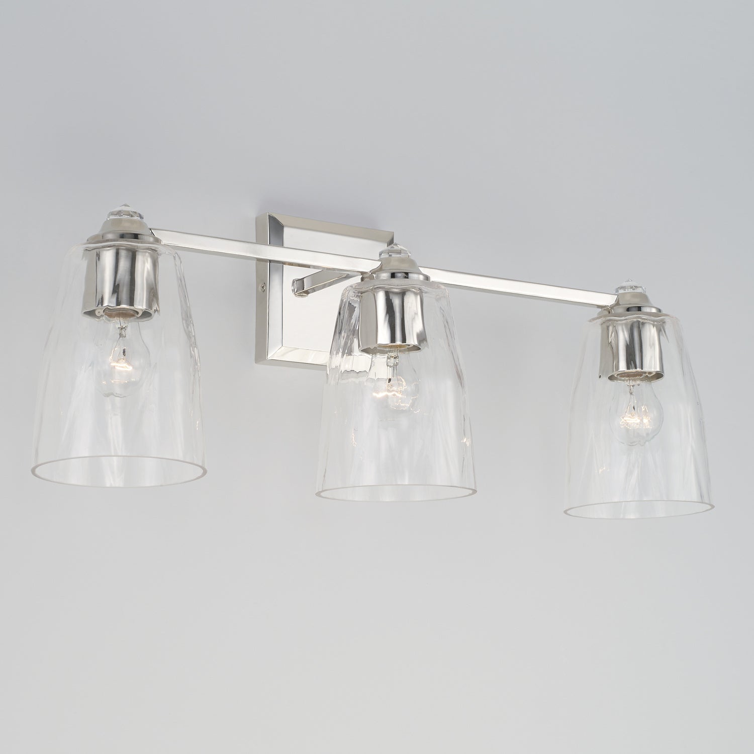 Capital Laurent 141831PN-509 Bath Vanity Light 24 in. wide - Polished Nickel