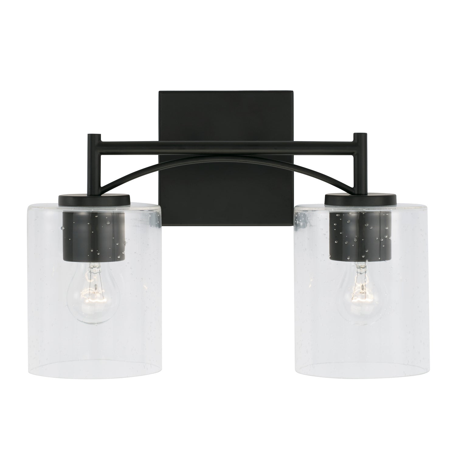 Capital Peyton 142021MB-510 Bath Vanity Light 14 in. wide - Matte Black