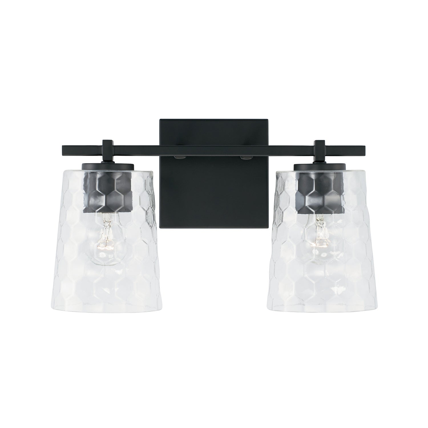 Capital Burke 143521MB-517 Bath Vanity Light 15 in. wide - Matte Black