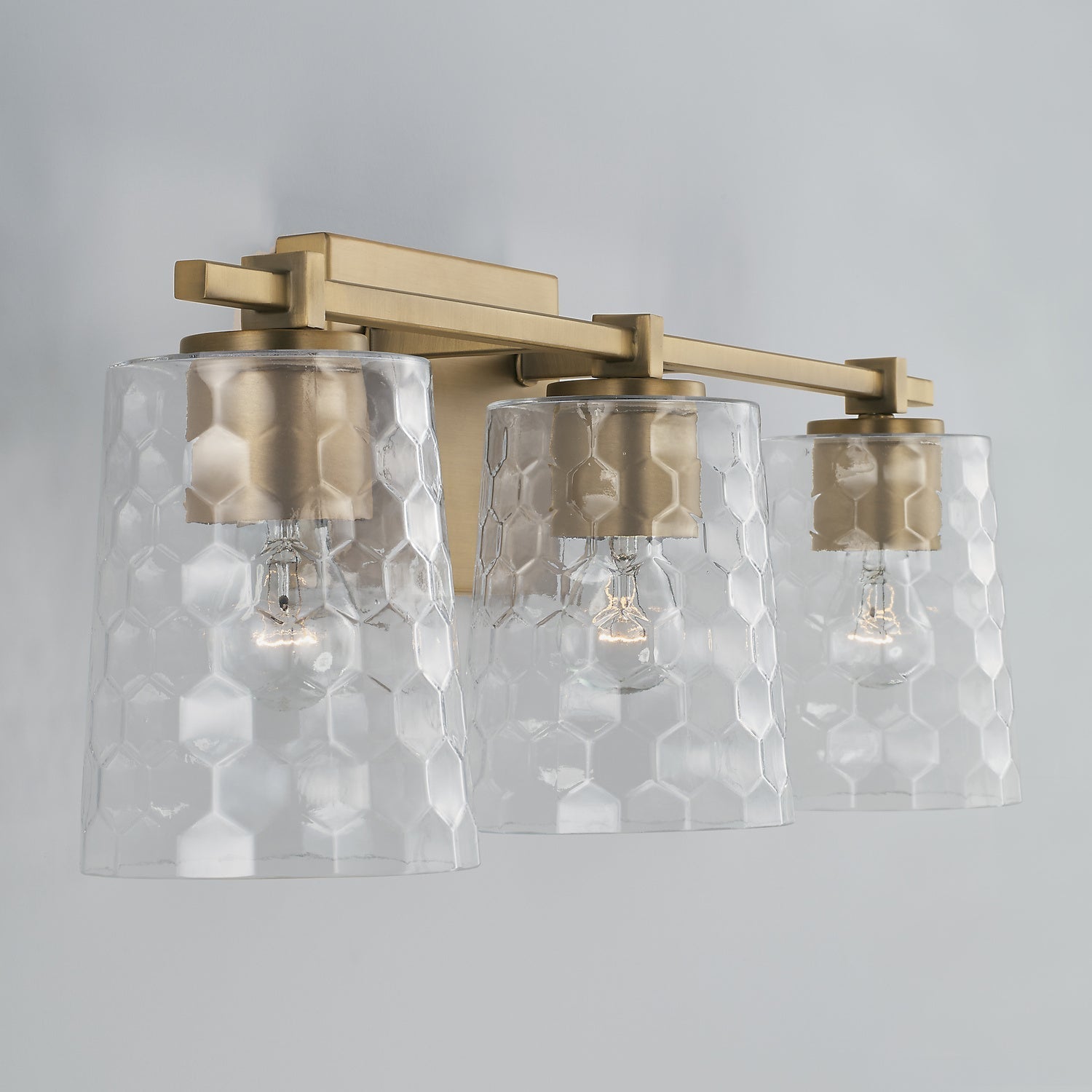 Capital Burke 143531AD-517 Bath Vanity Light 24 in. wide - Aged Brass