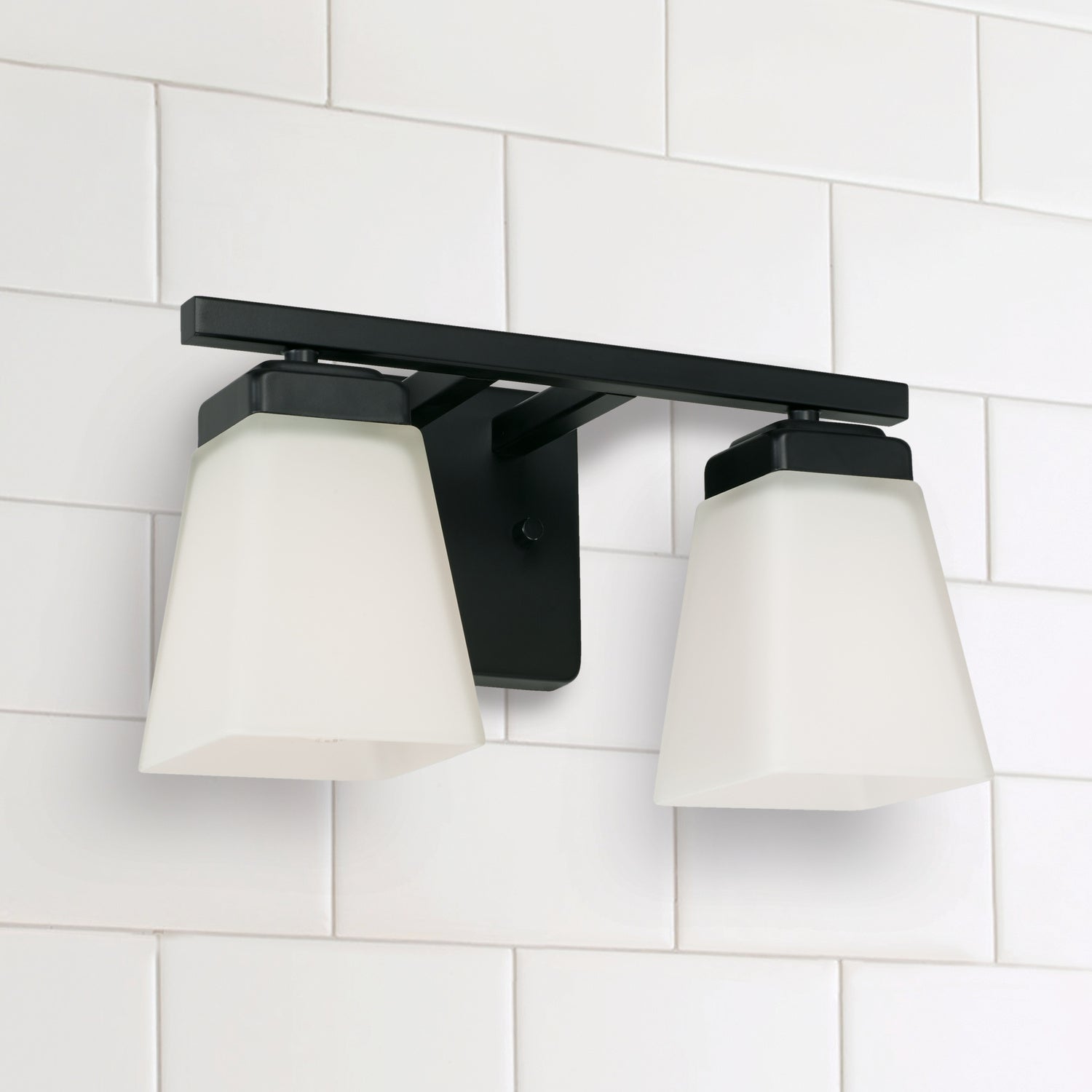 Capital Baxley 114421MB-334 Bath Vanity Light 13 in. wide - Matte Black