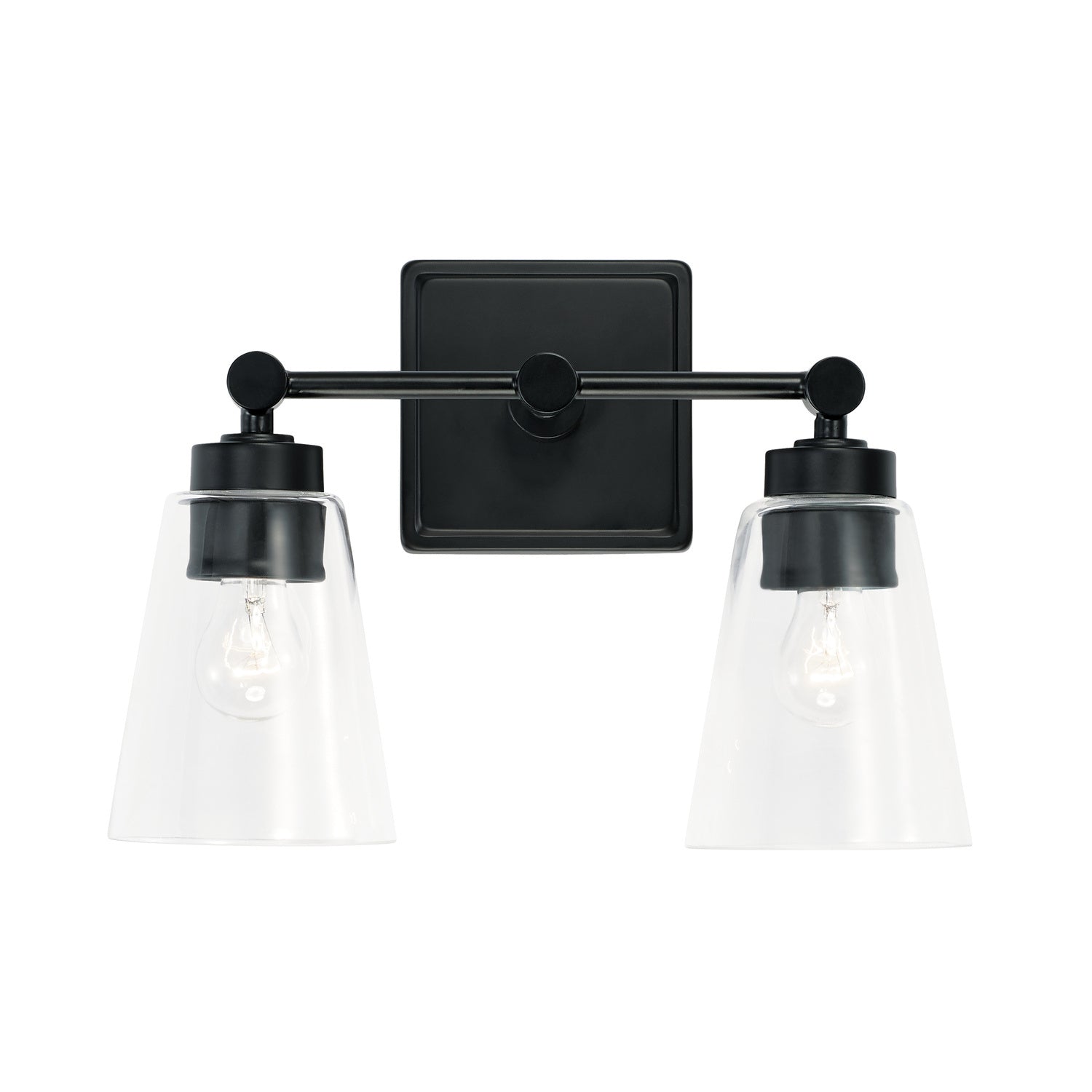 Capital Rory 121821MB-432 Bath Vanity Light 14 in. wide - Matte Black