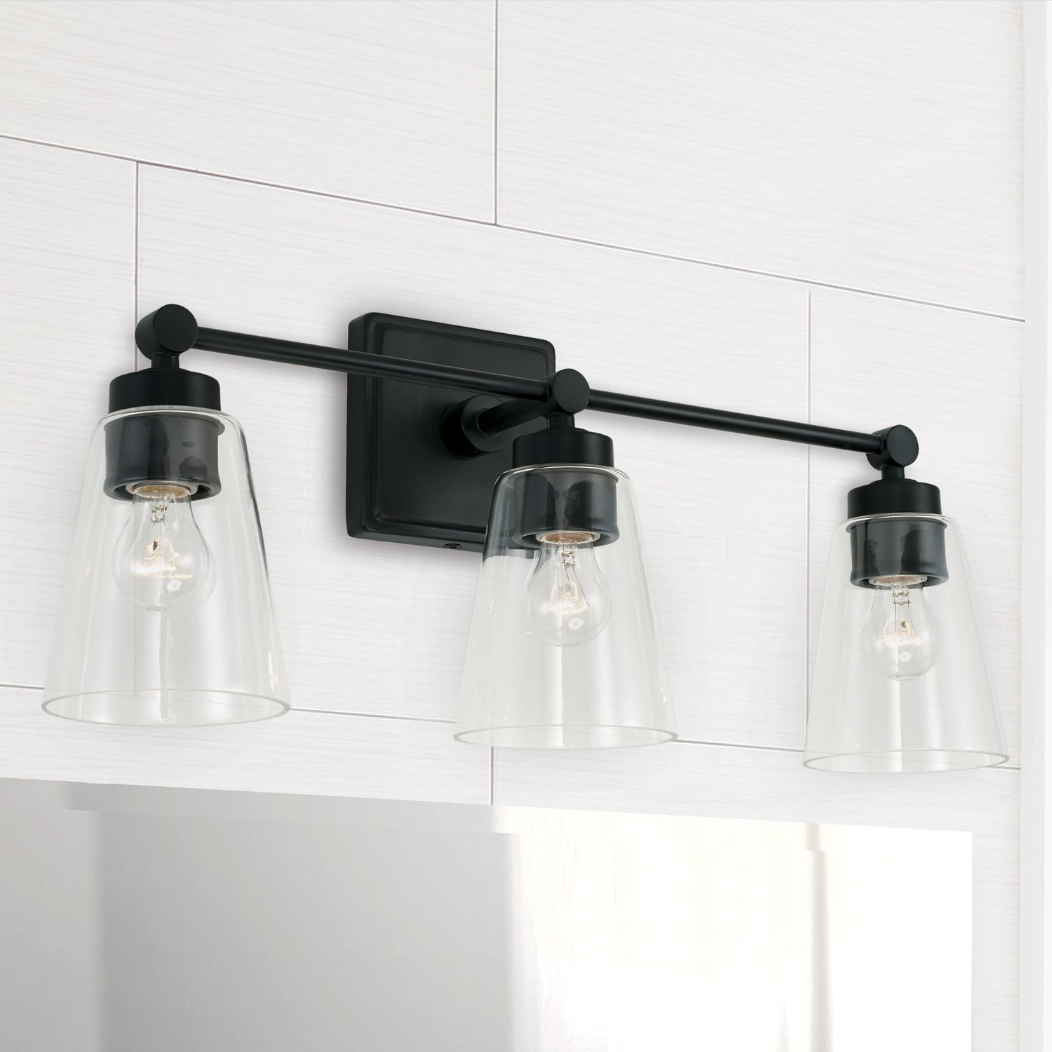 Capital Rory 121831MB-432 Bath Vanity Light 23 in. wide - Matte Black