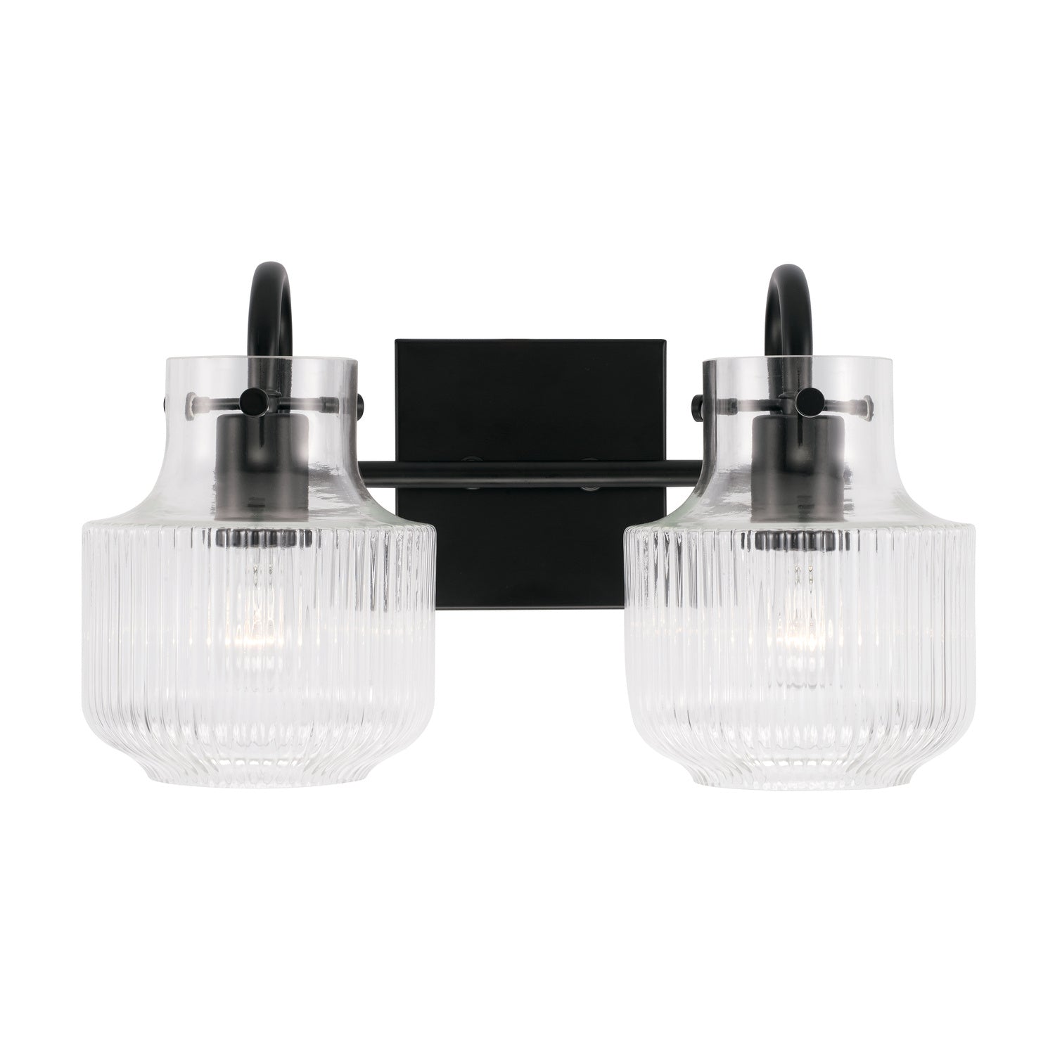 Capital Nyla 145121MB Bath Vanity Light 15 in. wide - Matte Black