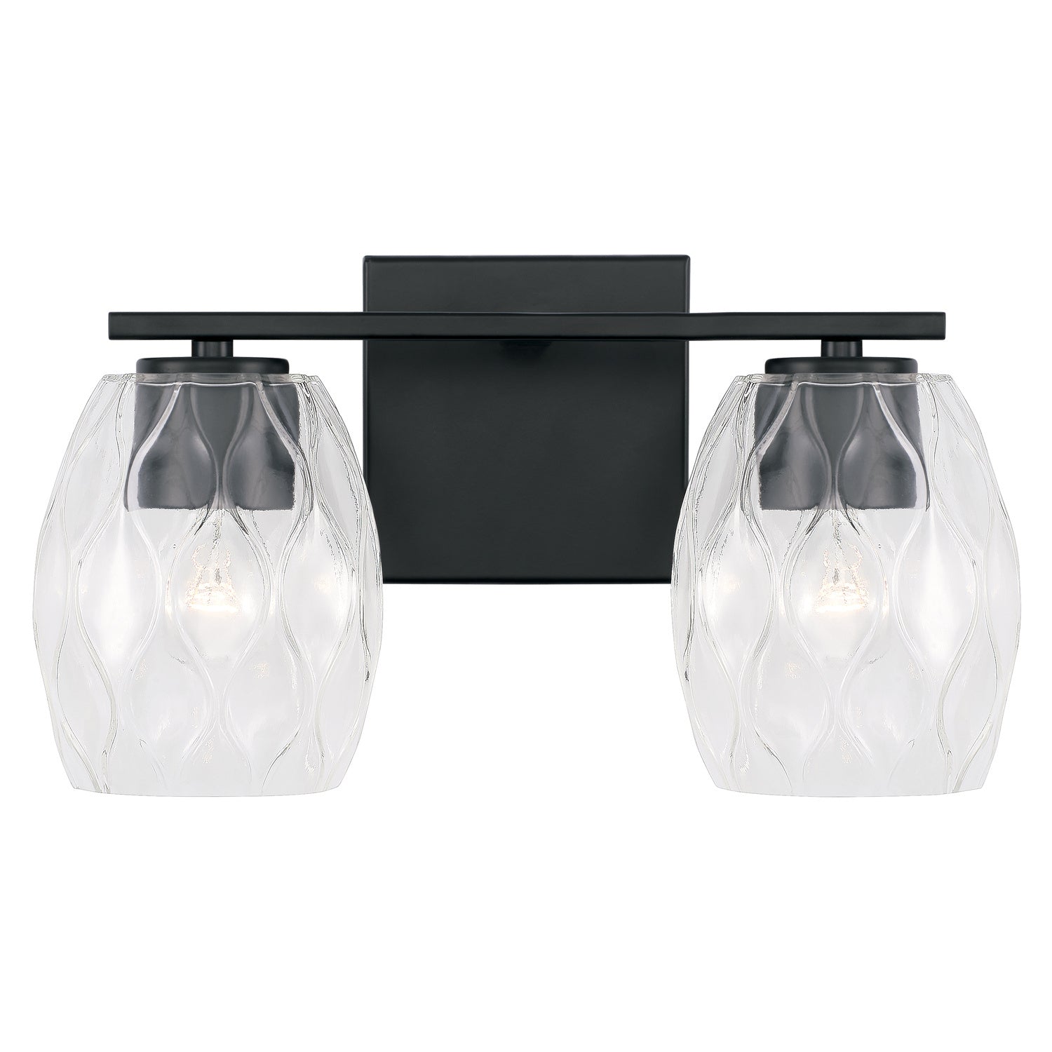 Capital Lucas 145321MB-525 Bath Vanity Light 14 in. wide - Matte Black