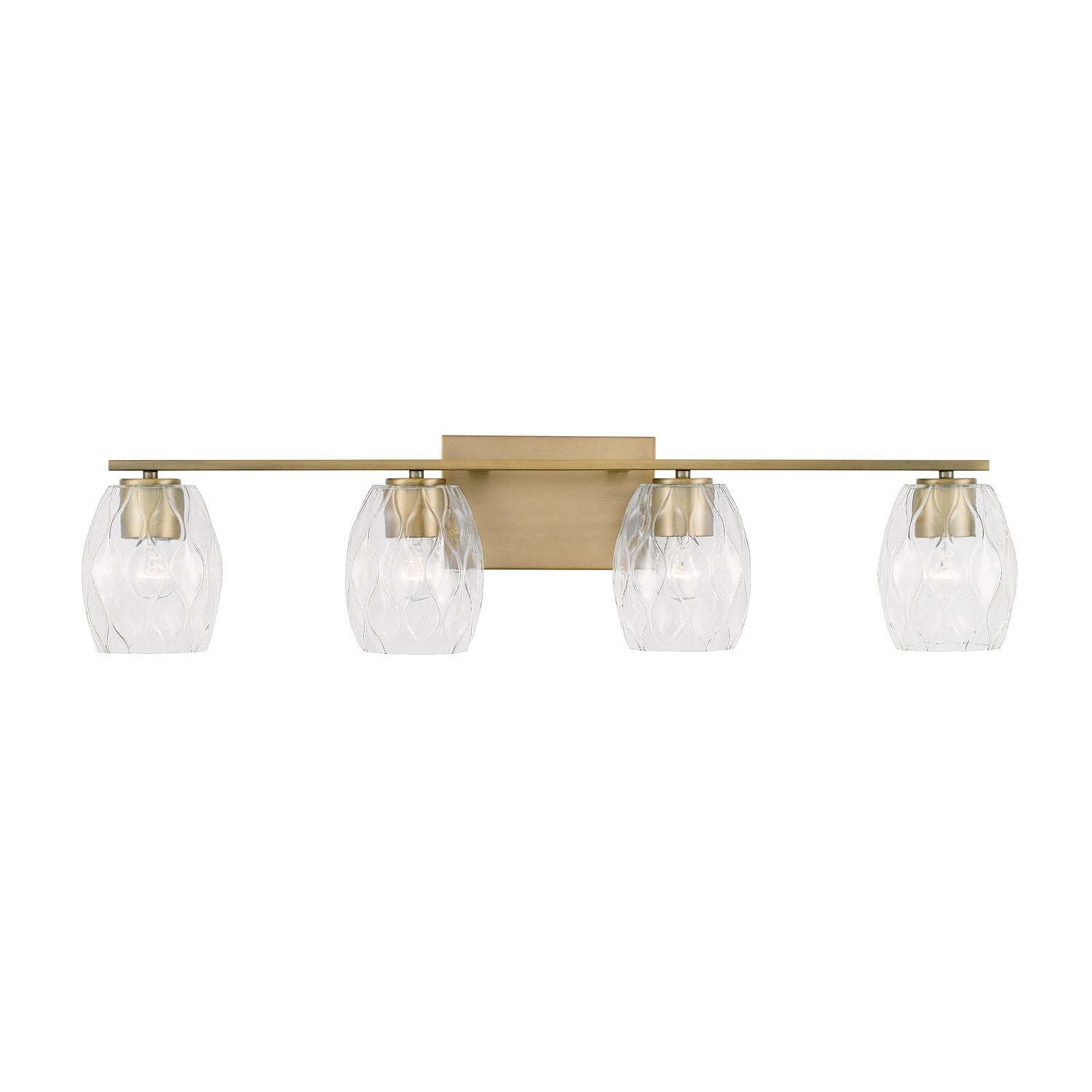 Capital Lucas 145341AD-525 Bath Vanity Light 34 in. wide - Aged Brass