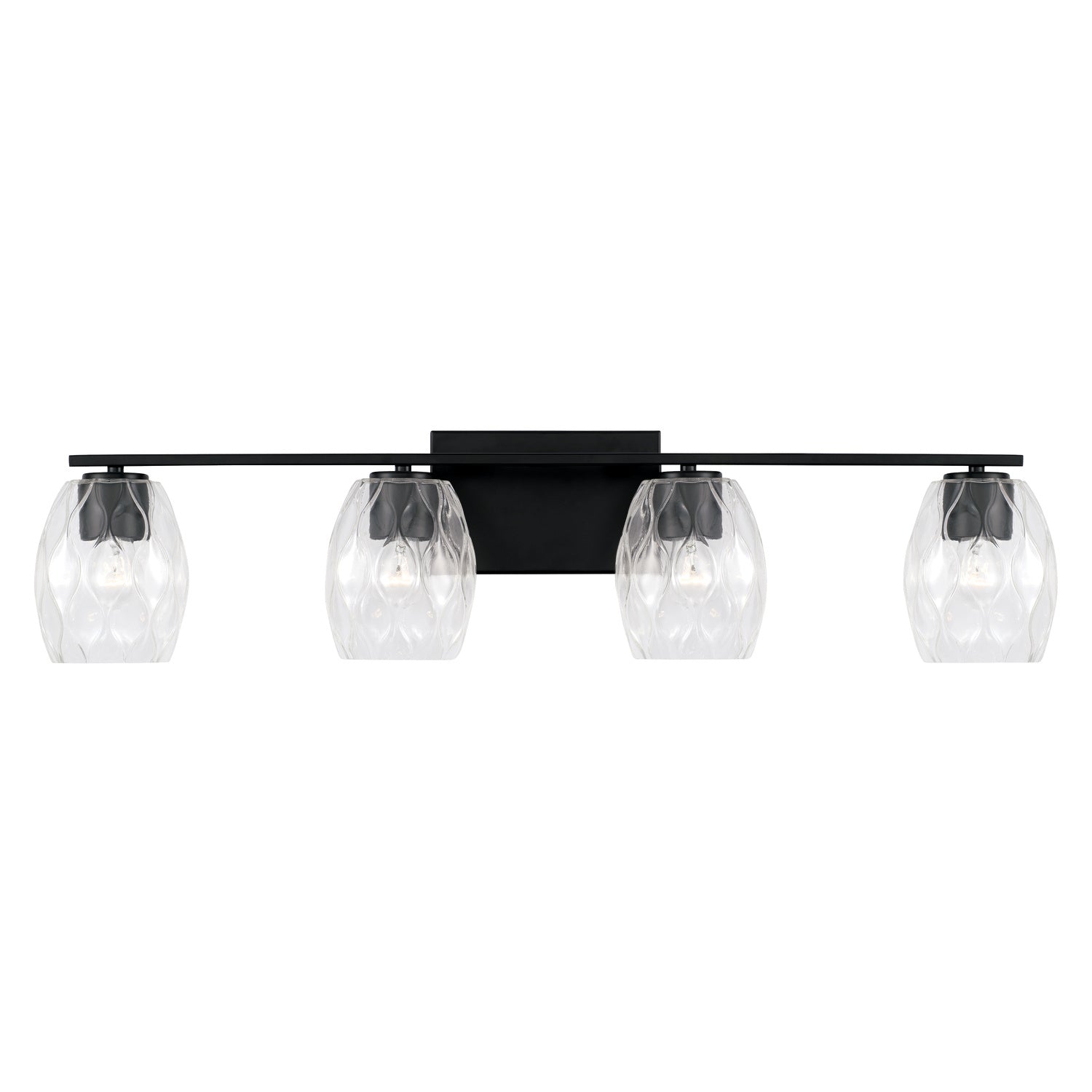 Capital Lucas 145341MB-525 Bath Vanity Light 34 in. wide - Matte Black