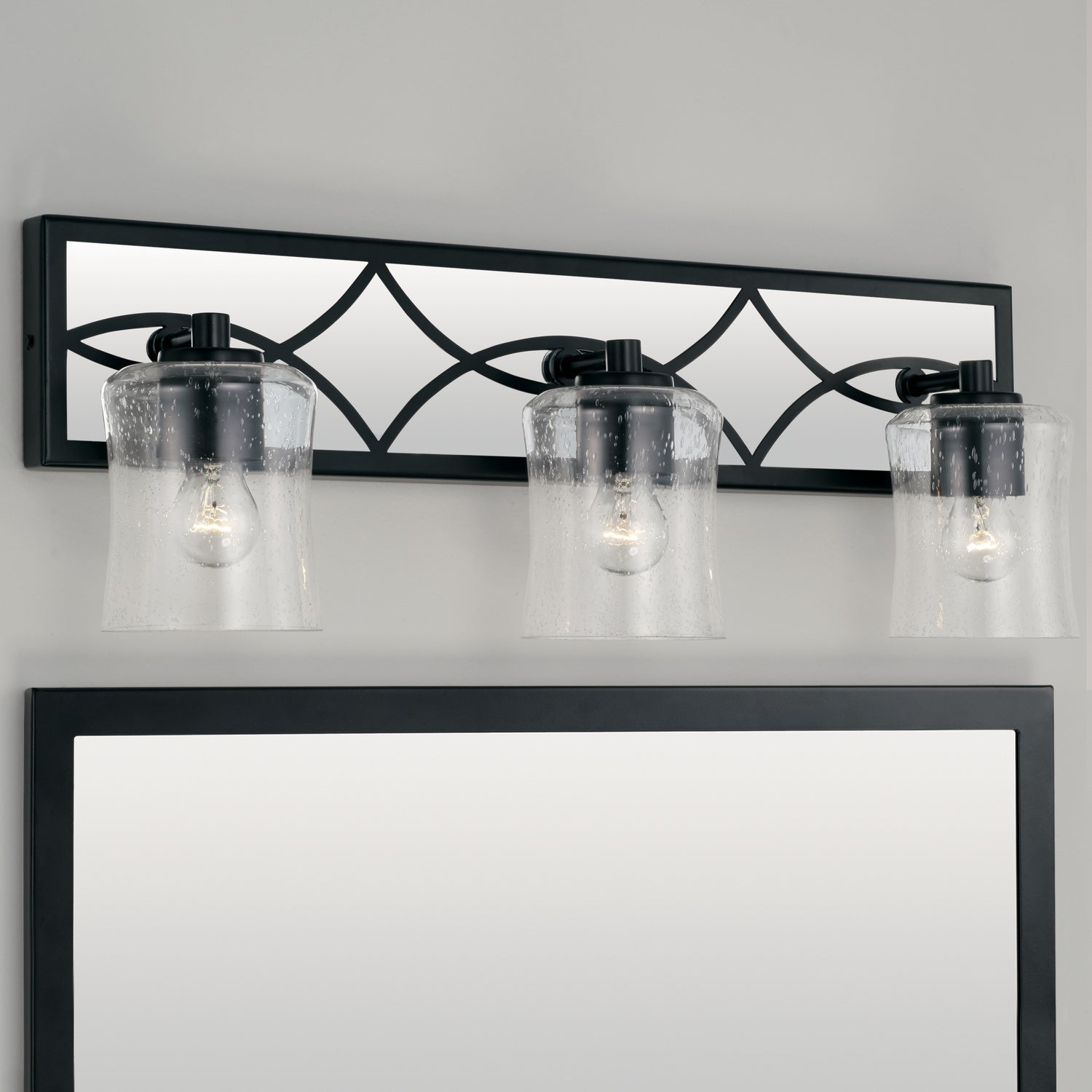 Capital Avery 145731MB-505 Bath Vanity Light 25 in. wide - Matte Black