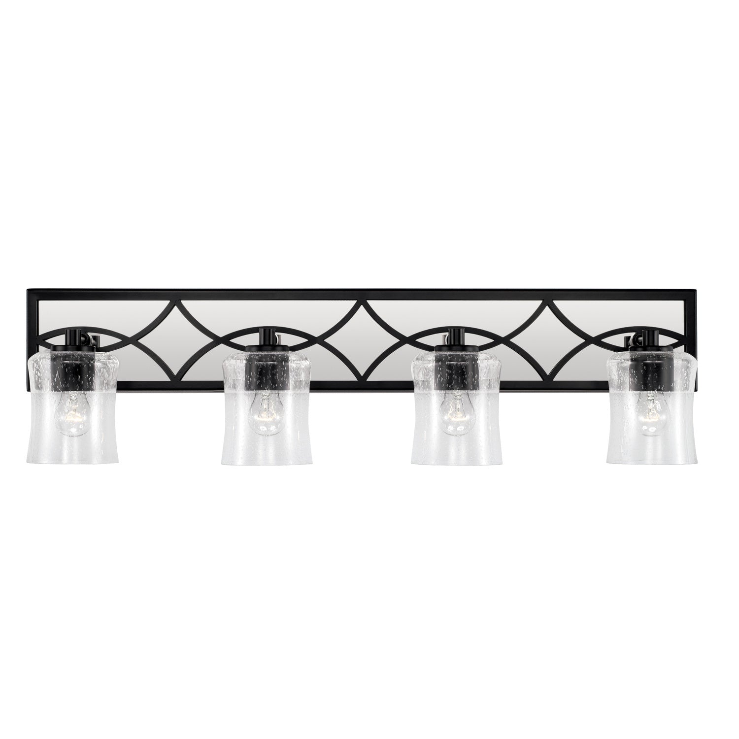 Capital Avery 145741MB-505 Bath Vanity Light 34 in. wide - Matte Black