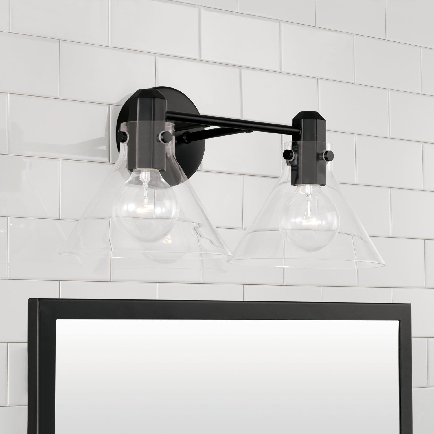 Capital Greer 145821MB-528 Bath Vanity Light 19 in. wide - Matte Black