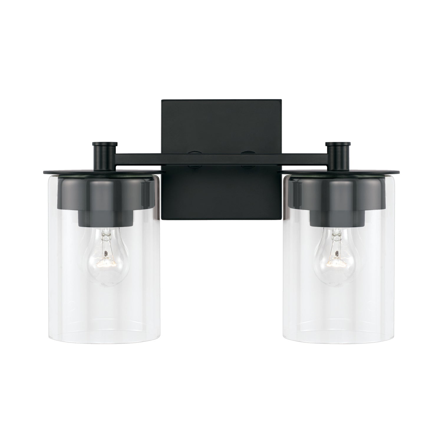 Capital Mason 146821MB-532 Bath Vanity Light 14 in. wide - Matte Black