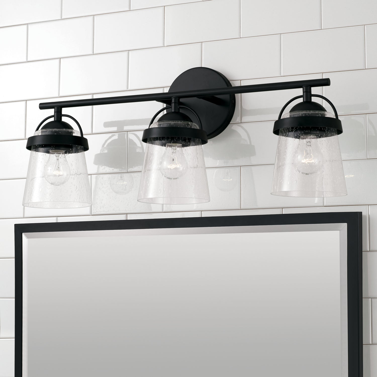 Capital Madison 147031MB-534 Bath Vanity Light 24 in. wide - Matte Black