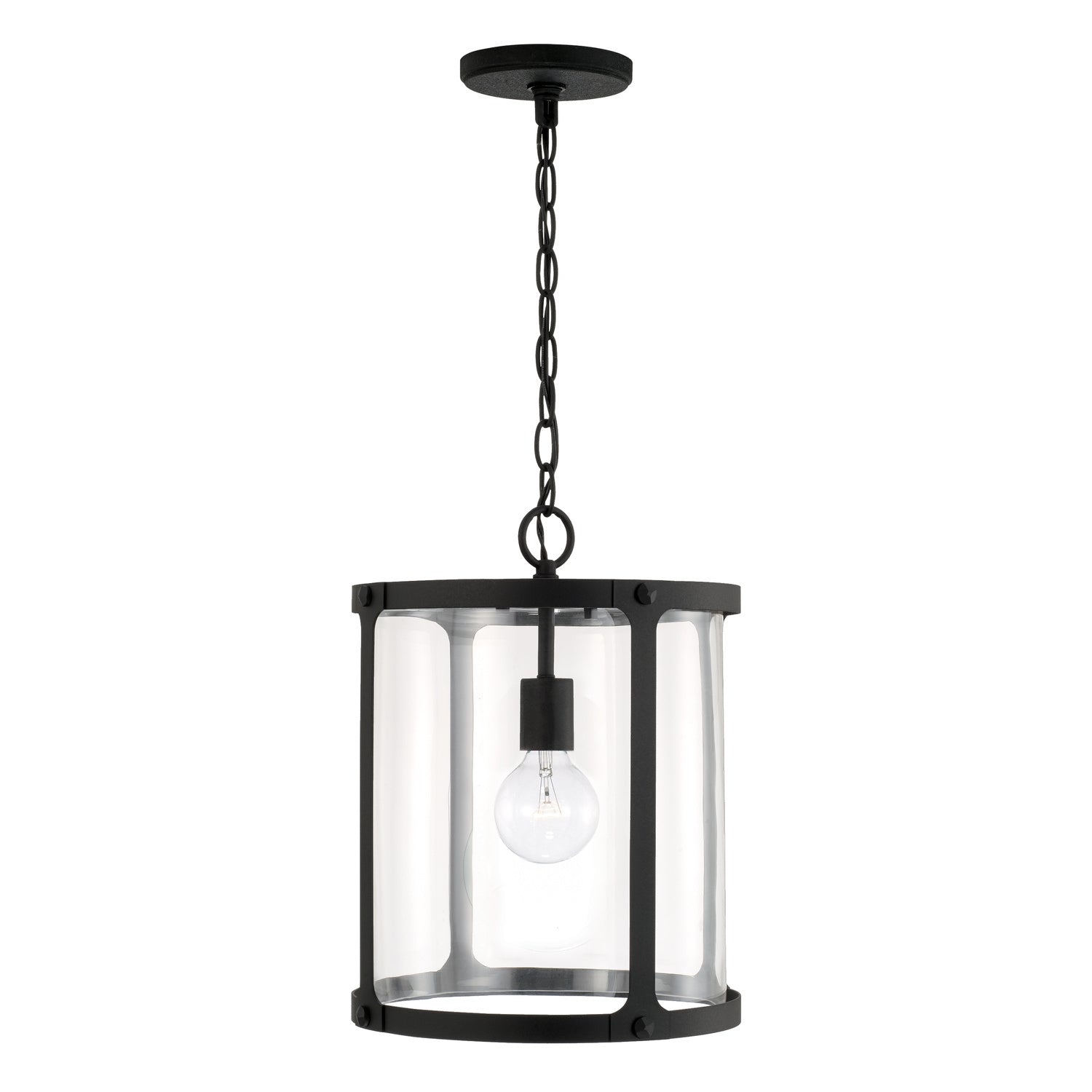 Capital Brennen 344911BI Pendant Light - Black Iron