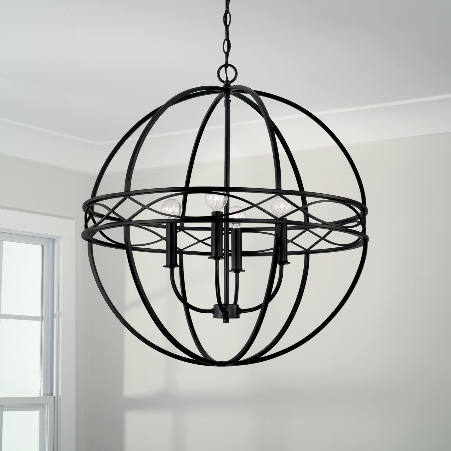 Capital Avery 345742MB Chandelier Light - Matte Black