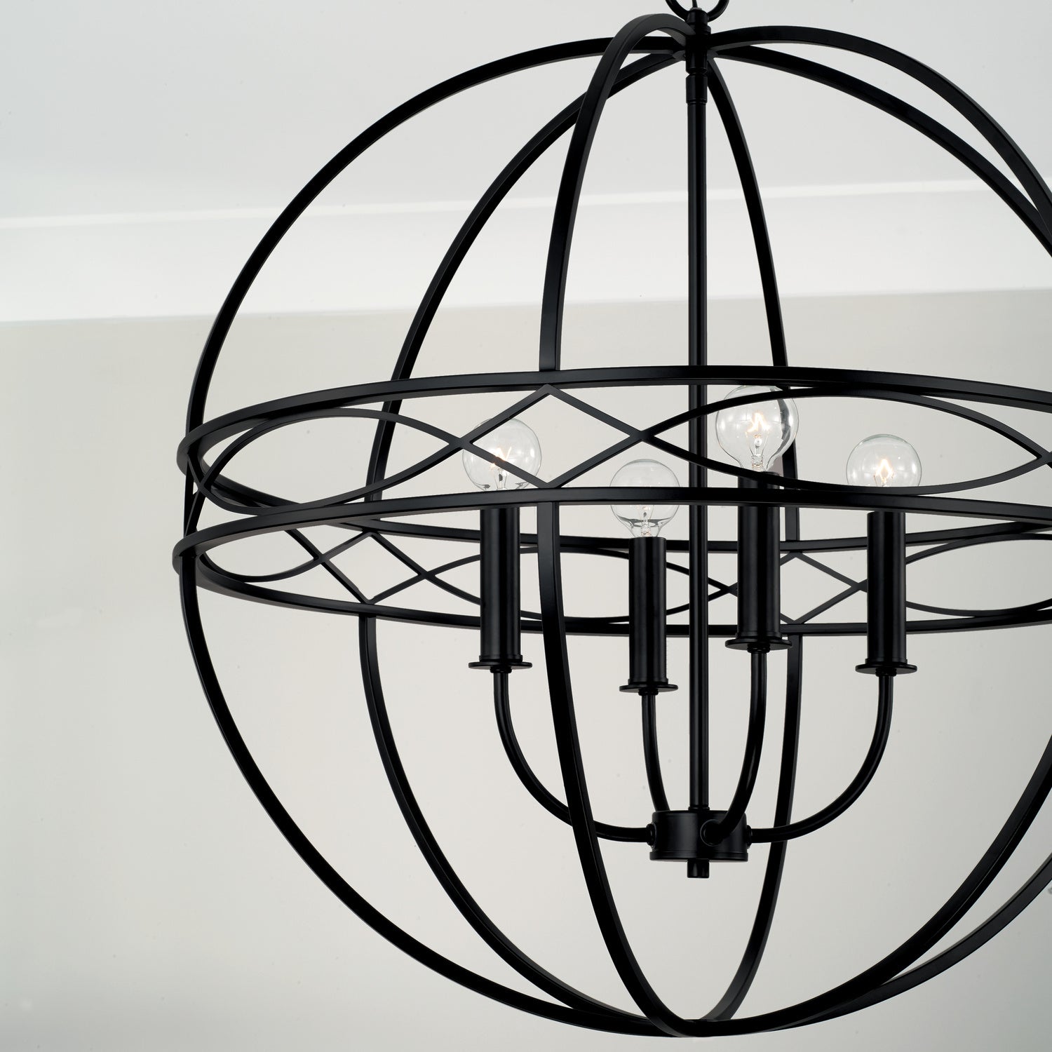 Capital Avery 345742MB Chandelier Light - Matte Black