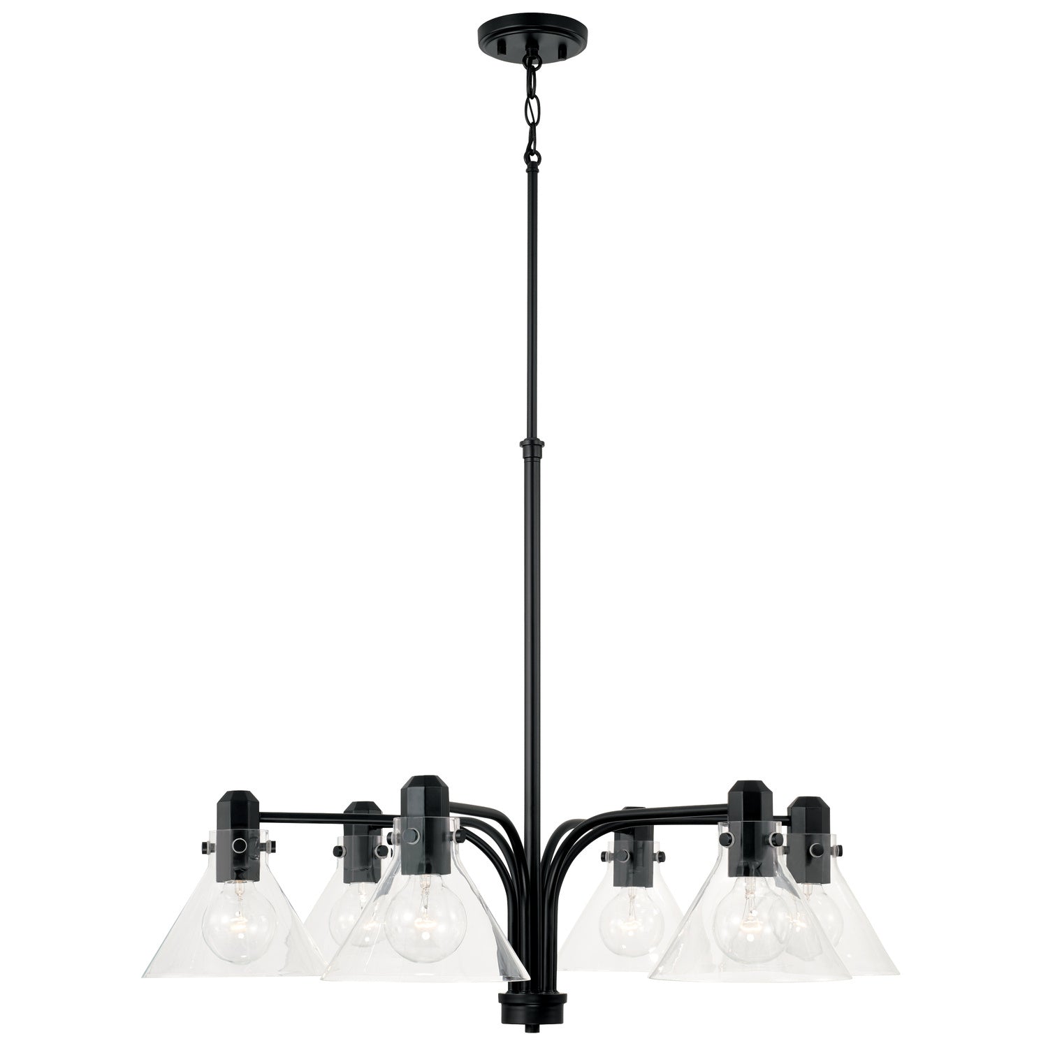 Capital Greer 445861MB-528 Chandelier Light - Matte Black