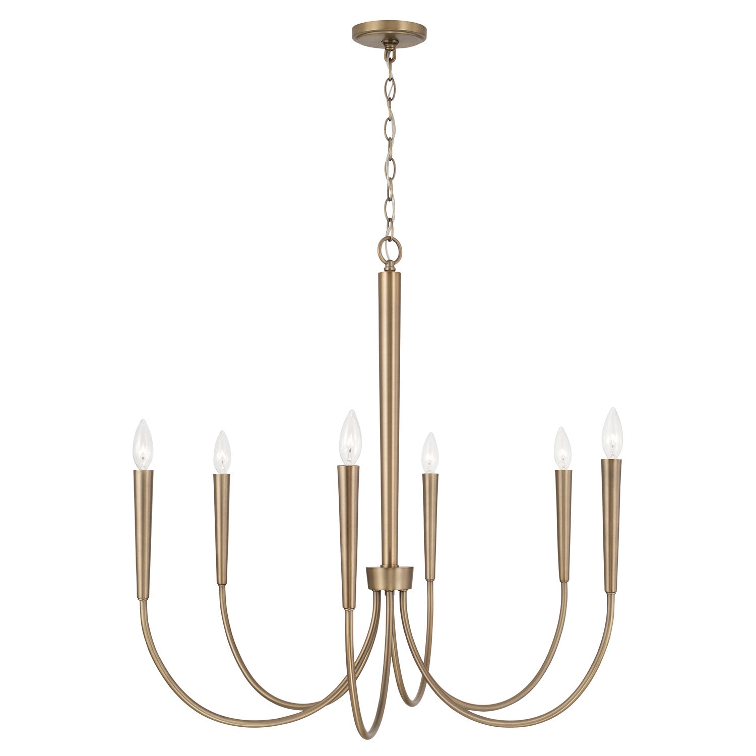 Capital Holden 445961AD Chandelier Light - Aged Brass