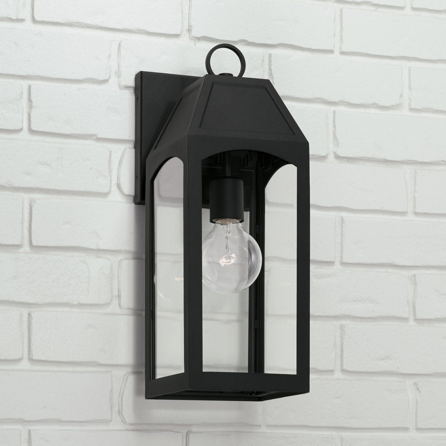 Capital Lighting 946311BK  Burton Outdoor Black